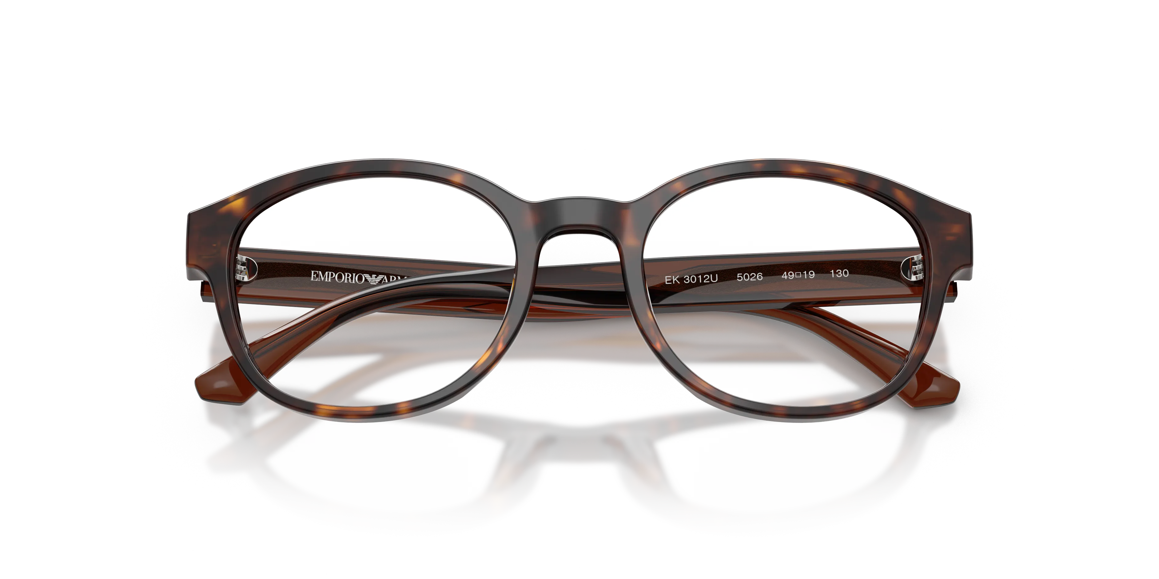 Emporio Armani EK3012U 5026 Montature da vista bambino Acetato Tartaruga Trasparente Pantos Normale - immagine 2