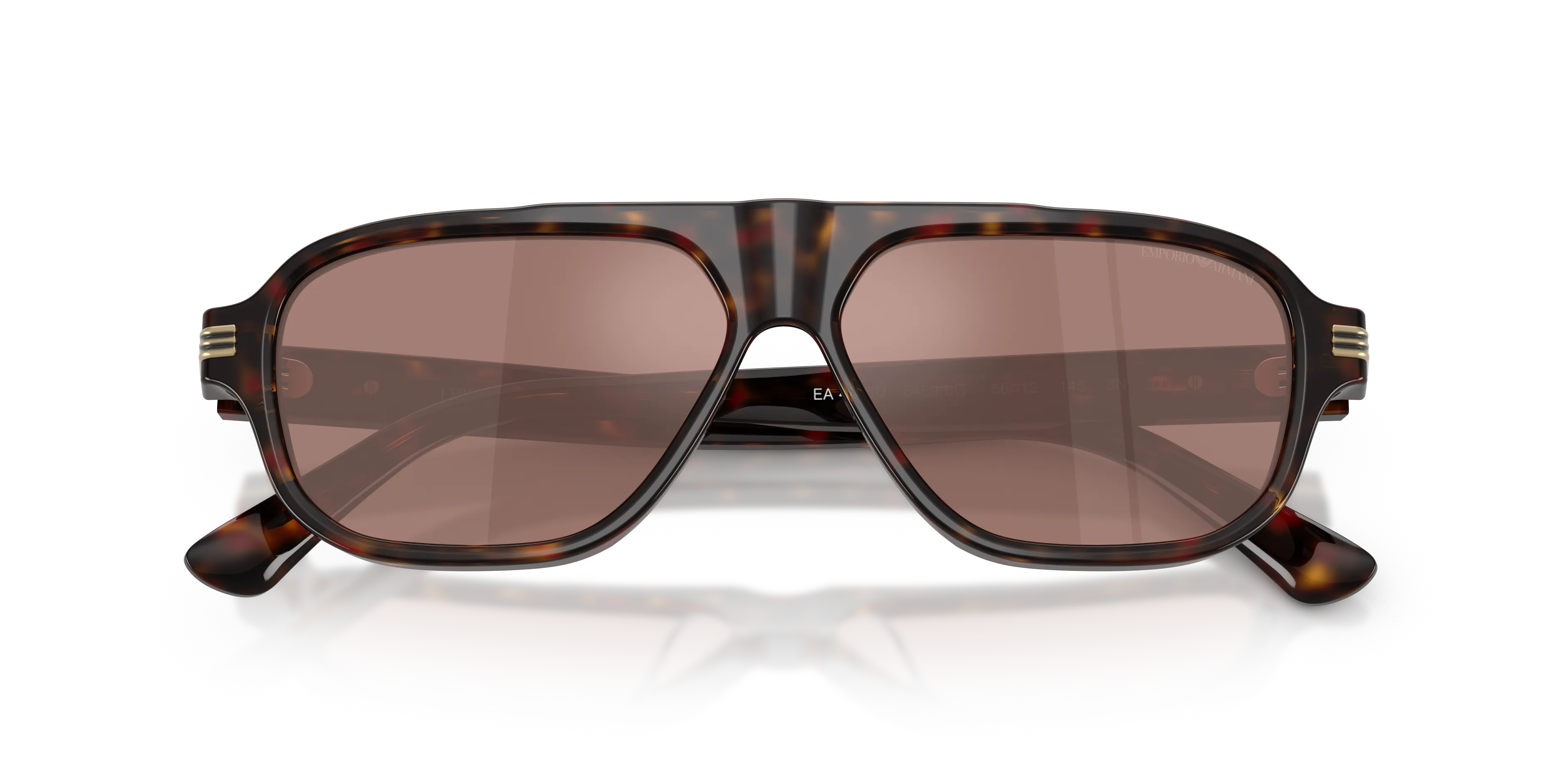 Emporio Armani EA4285U 64596G Occhiali da sole Acetato Tartaruga Marrone Pilot Normale - immagine 2