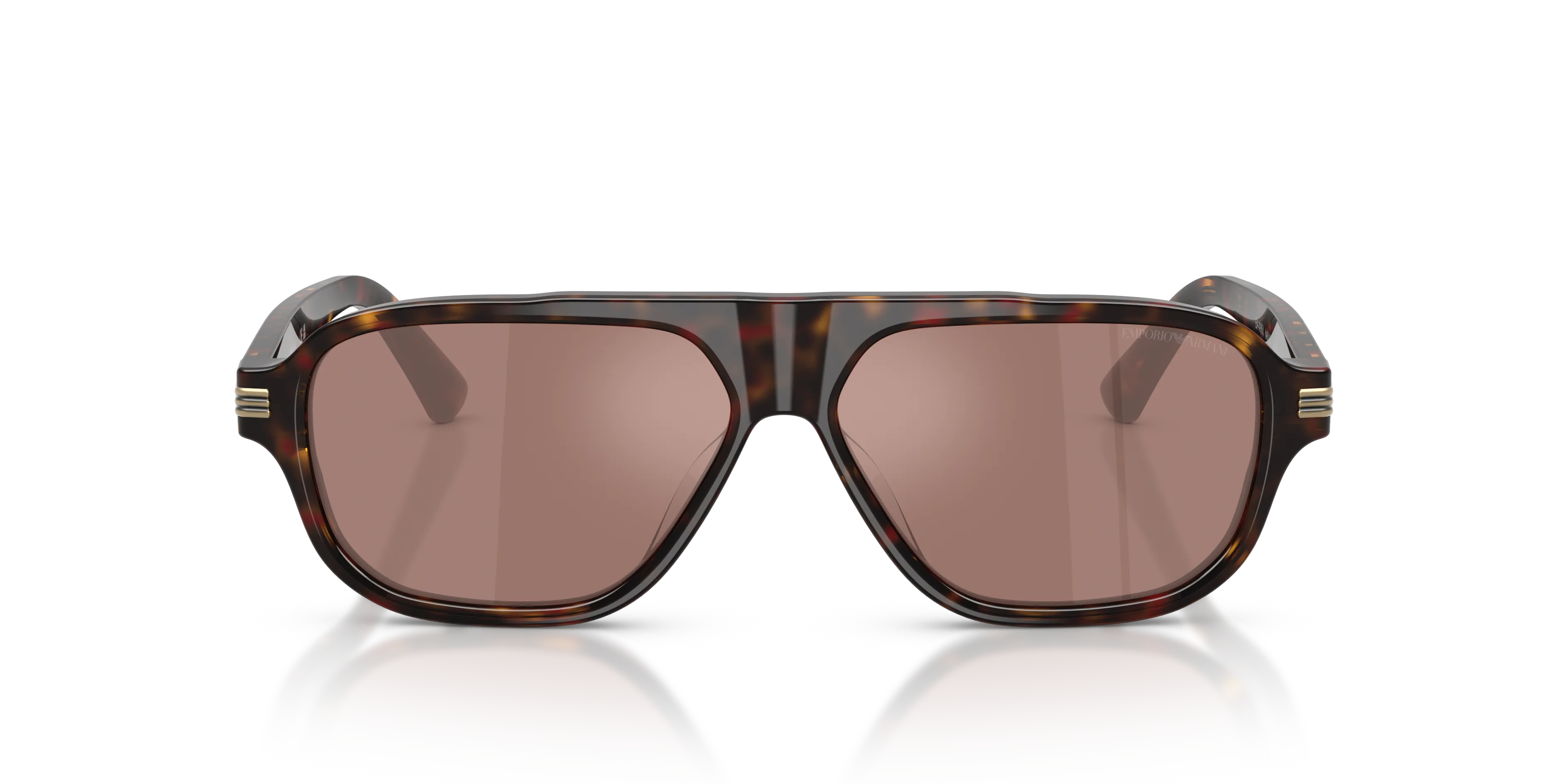 Emporio Armani EA4285U 64596G Occhiali da sole Acetato Tartaruga Marrone Pilot Normale - immagine 3