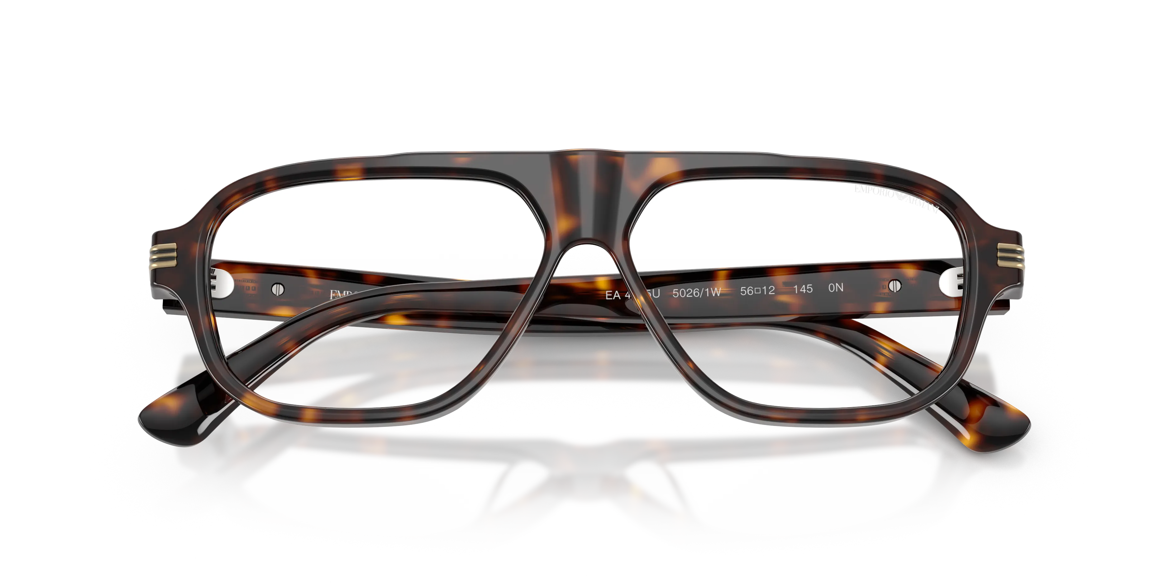 Emporio Armani EA4285U 50261W Occhiali da sole Acetato Tartaruga Trasparente Pilot Normale - immagine 2