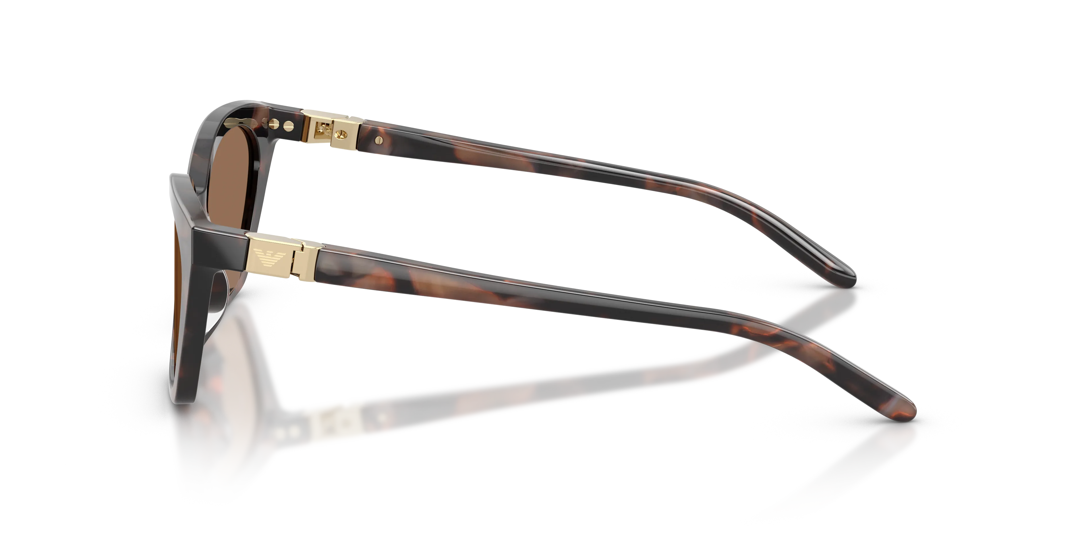 Emporio Armani EA4284U 646173 Occhiali da sole Acetato Tartaruga Marrone Cat Eye Normale - immagine 4