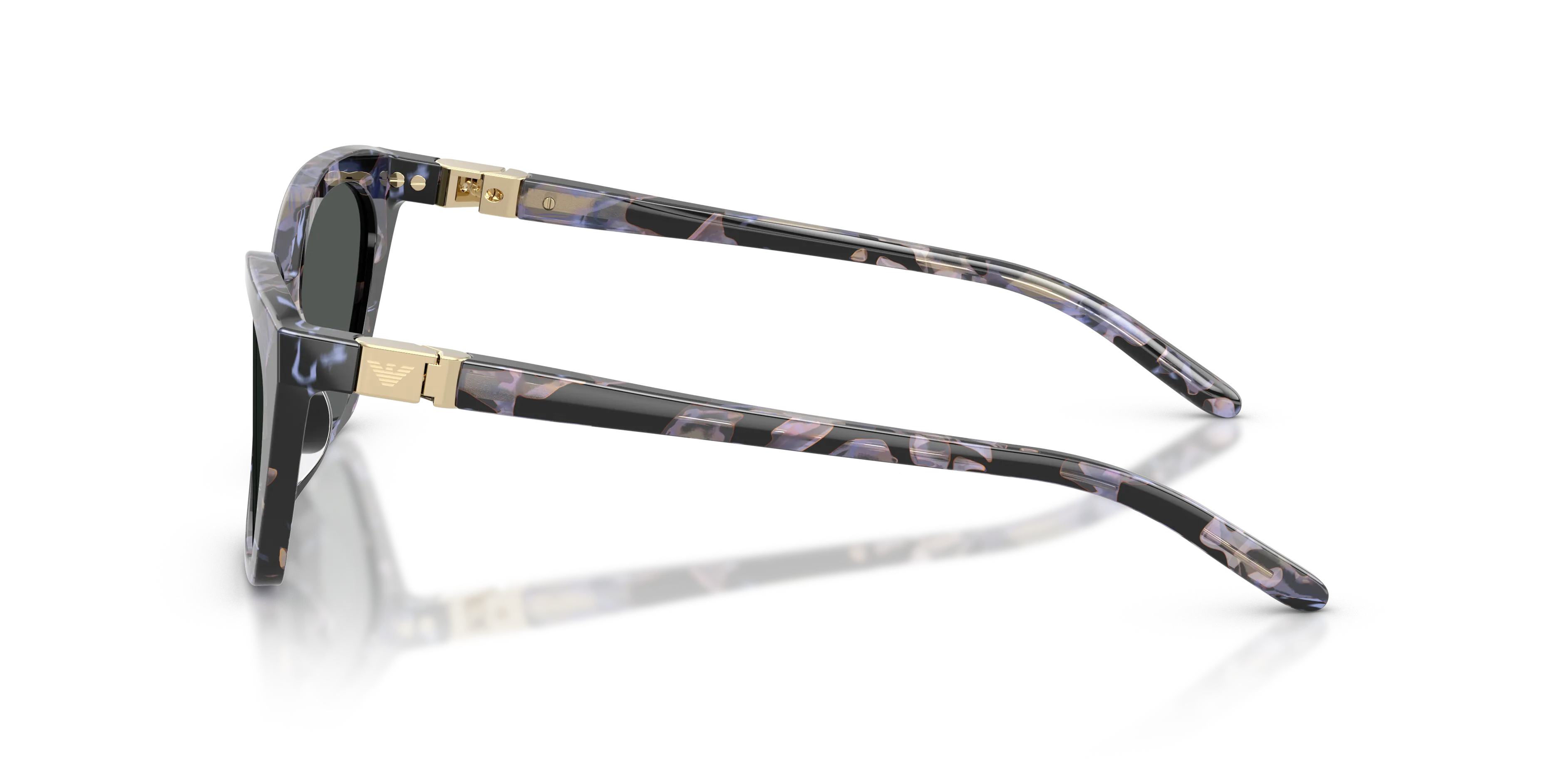 Emporio Armani EA4284U 646087 Occhiali da sole Acetato Tartaruga Grigio Cat Eye Normale - immagine 4