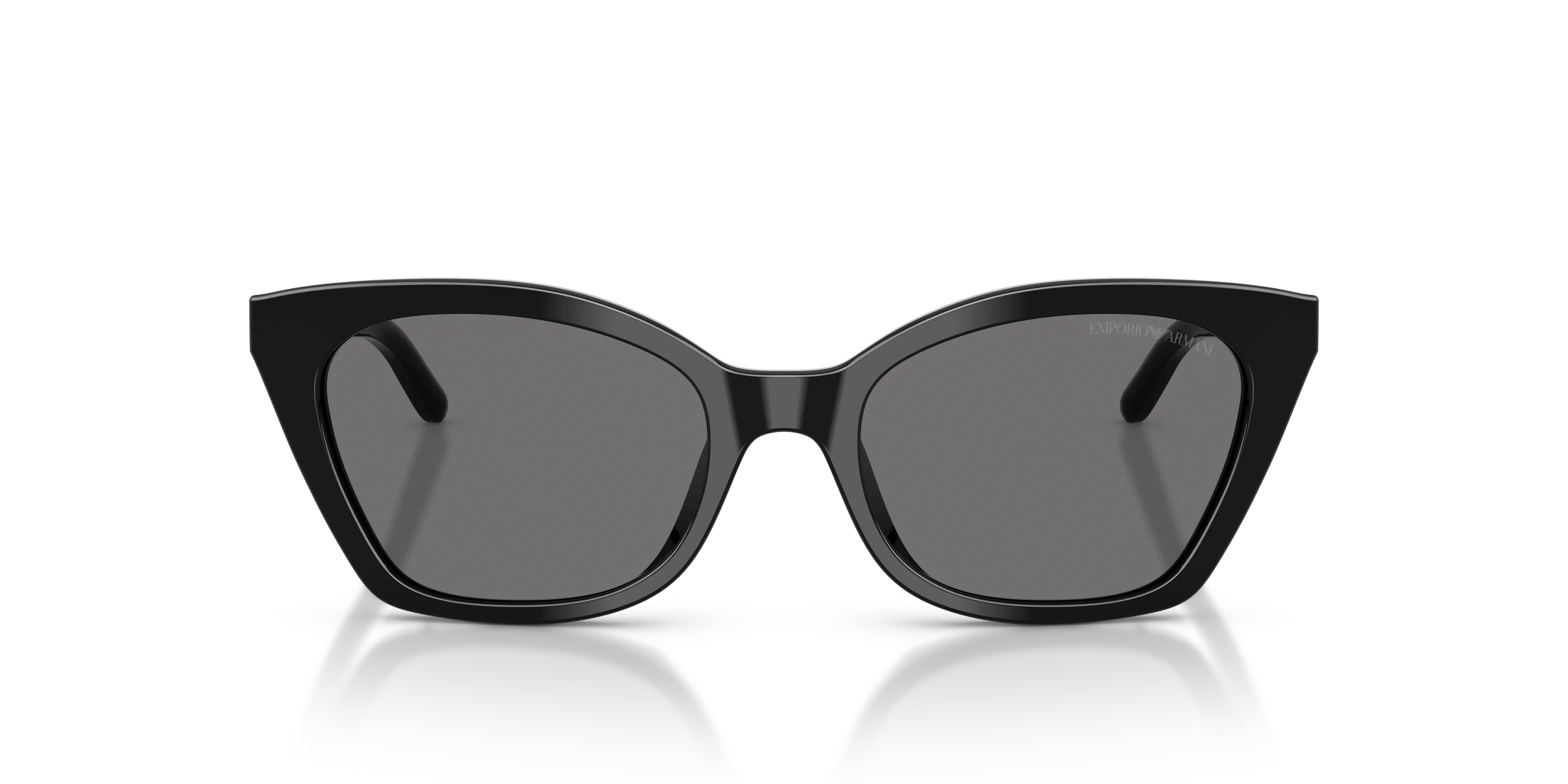 Emporio Armani EA4284U 501781 Occhiali da sole Acetato Nero Grigio Cat Eye Polarizzata - immagine 3