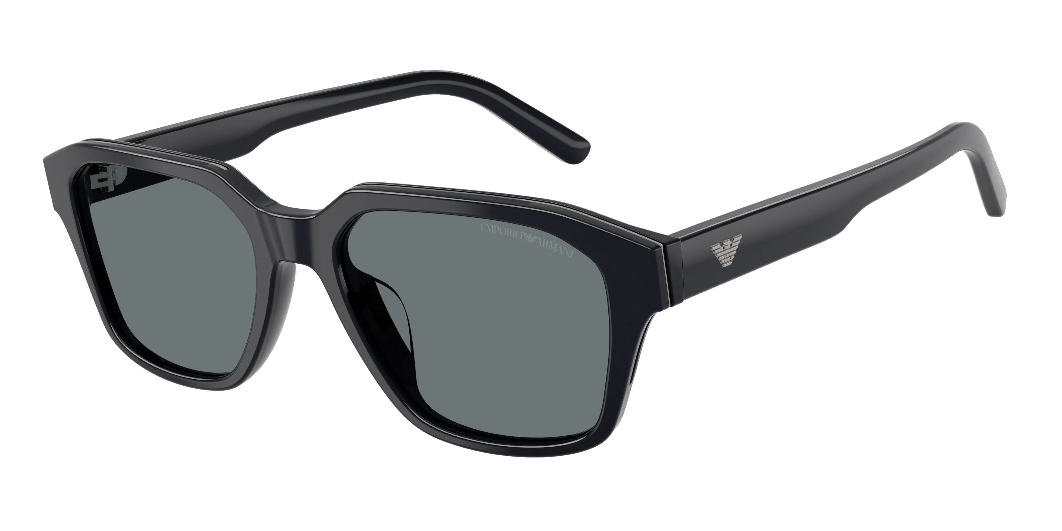 Emporio Armani EA4283U 645780 Occhiali da sole Acetato Blu Blu Geometrica Normale - immagine 1