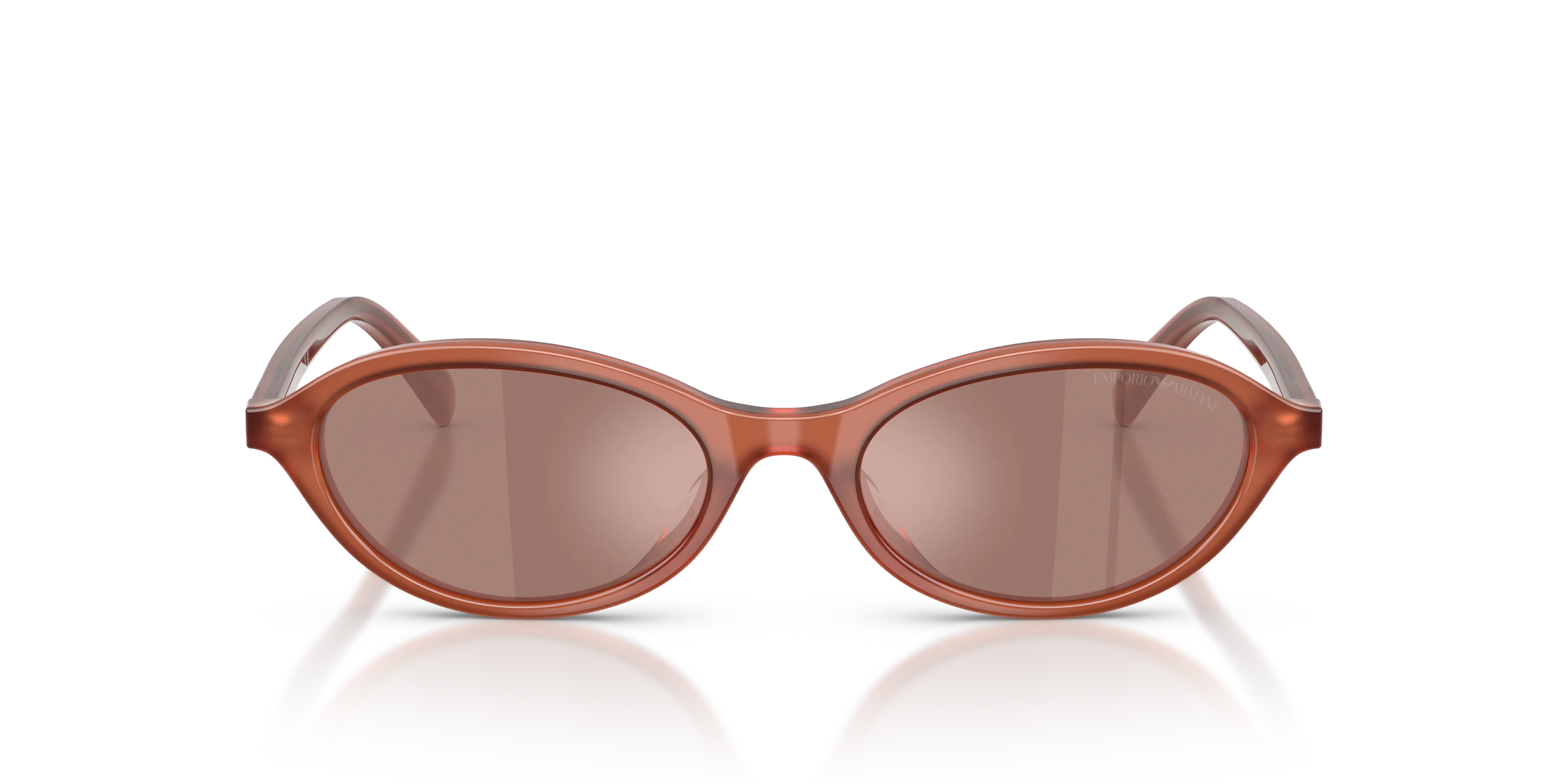 Emporio Armani EA4281U 64556G Occhiali da sole Acetato Marrone Marrone Rotonda Normale - immagine 3