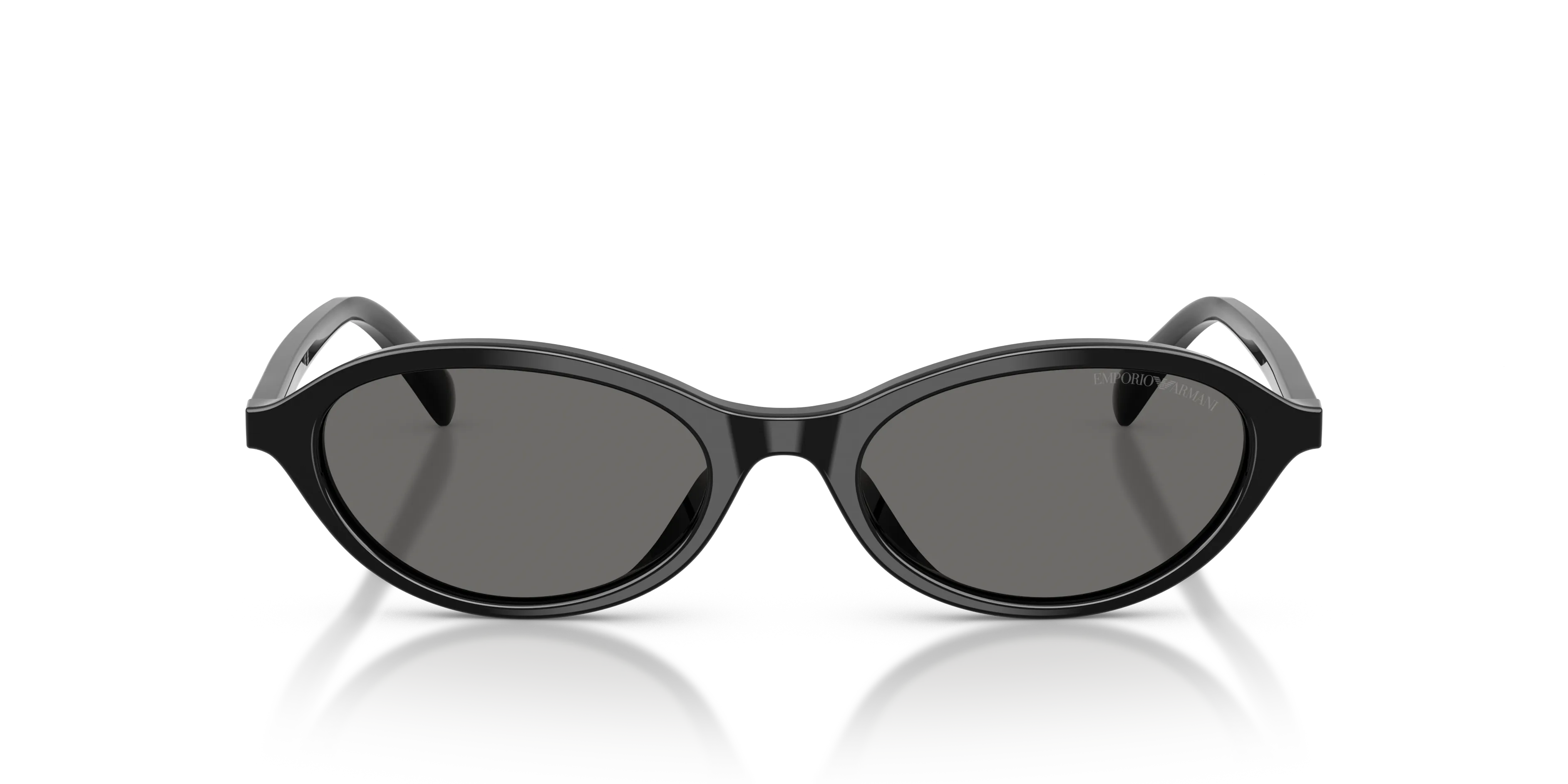 Emporio Armani EA4281U 501787 Occhiali da sole Acetato Nero Grigio Rotonda Normale - immagine 3