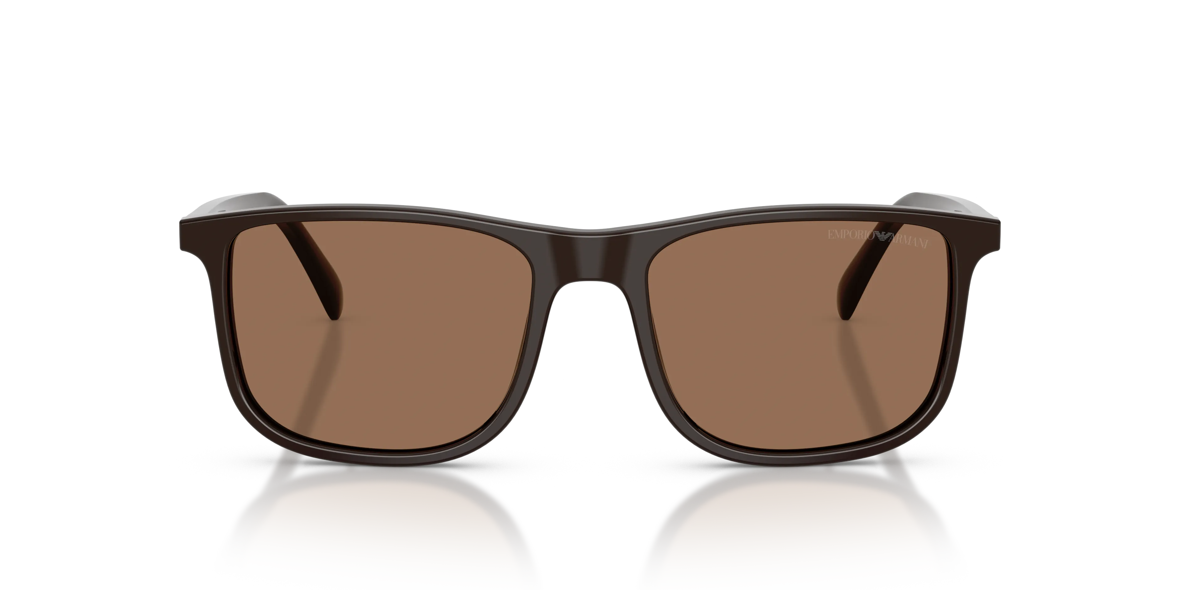 Emporio Armani EA4280 645273 Occhiali da sole Acetato Marrone Marrone Squadrata Normale - immagine 3