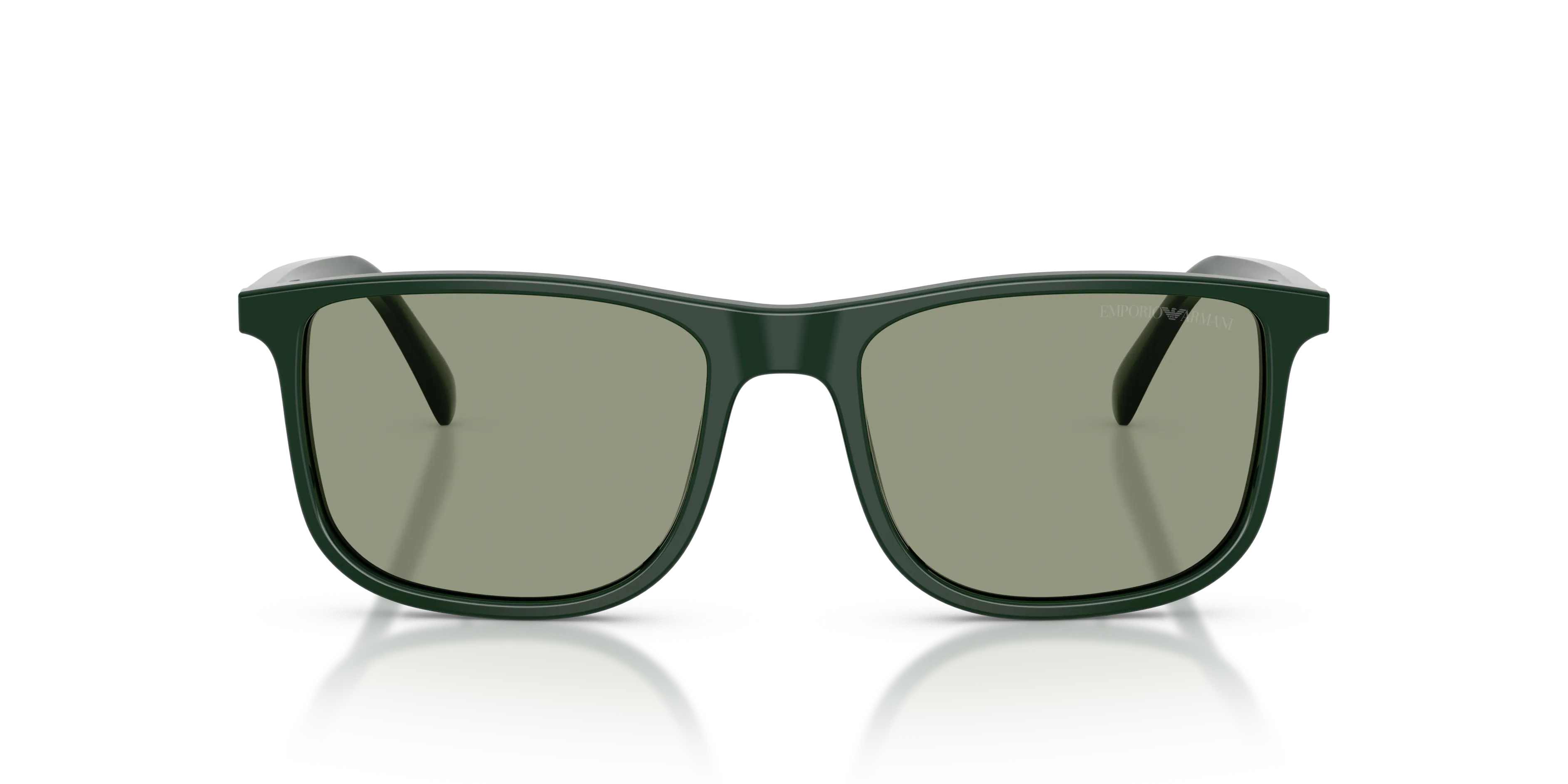 Emporio Armani EA4280 6173/2 Occhiali da sole Acetato Verde Verde Squadrata Normale - immagine 3