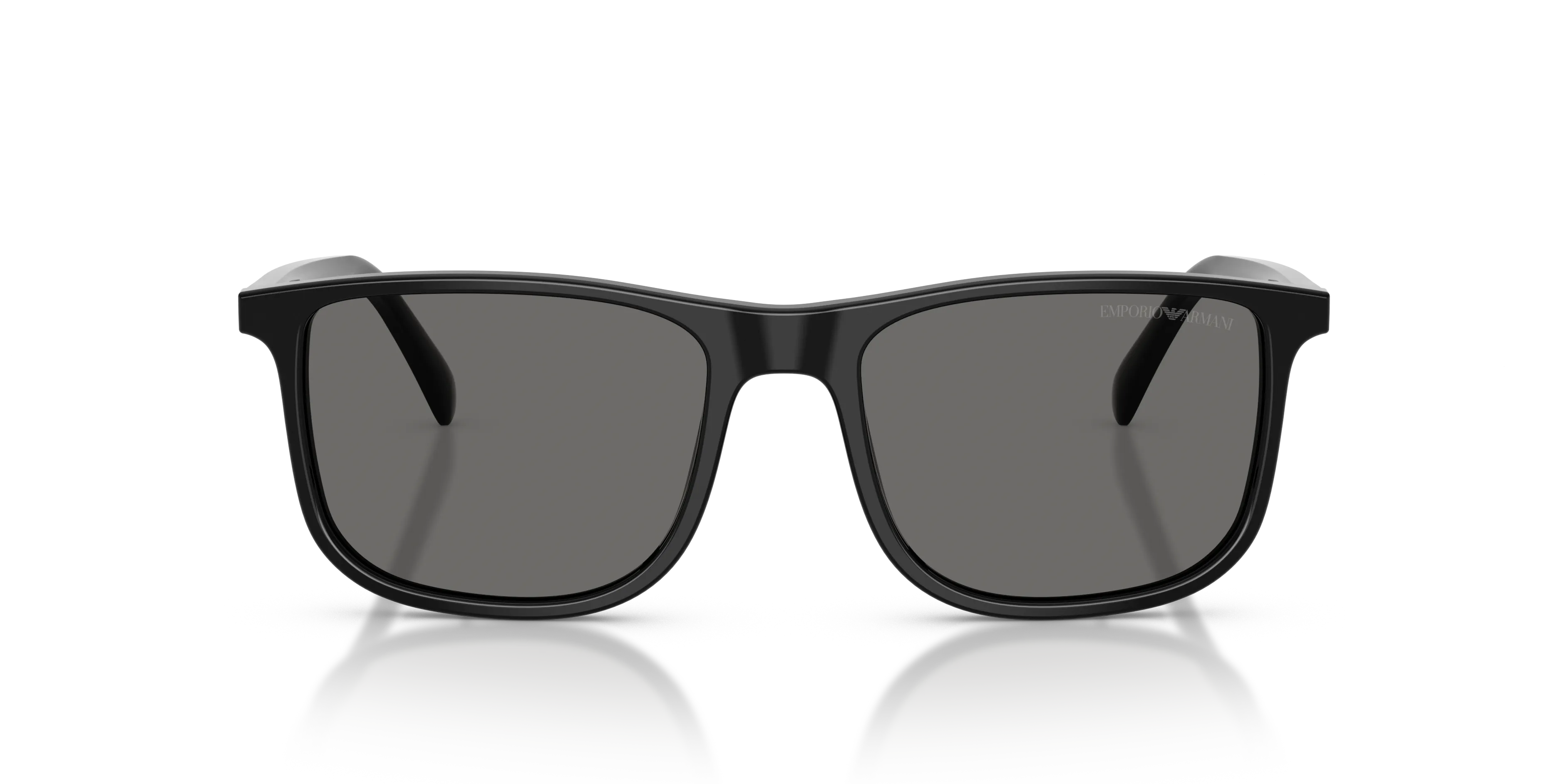 Emporio Armani EA4280 501787 Occhiali da sole Acetato Nero Grigio Squadrata Normale - immagine 3