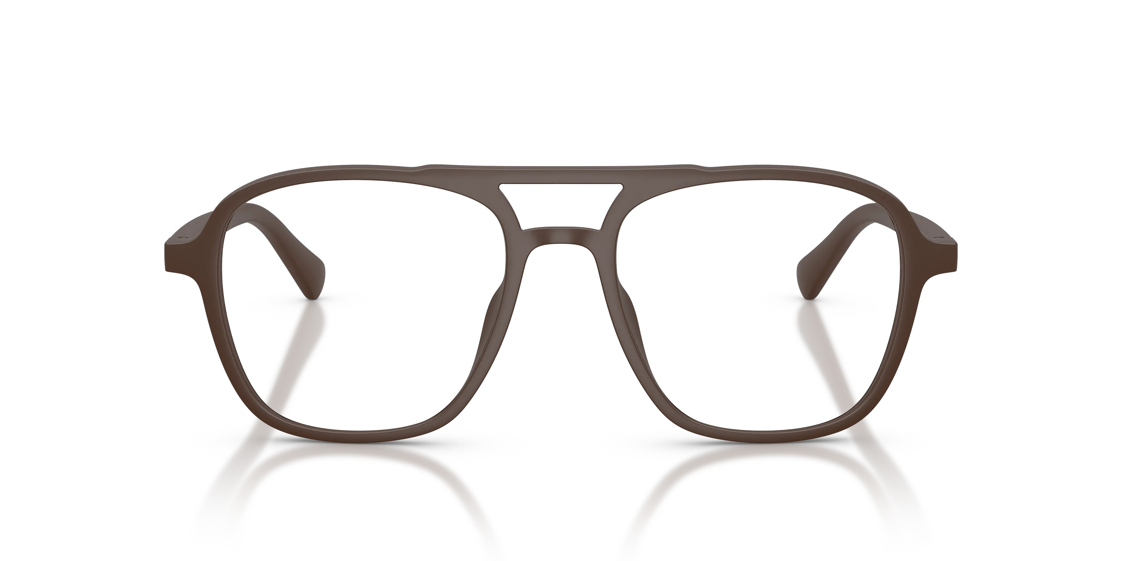 Emporio Armani EA4279U 64511W Occhiali da sole Iniettato Marrone Trasparente Pilot Normale - immagine 3