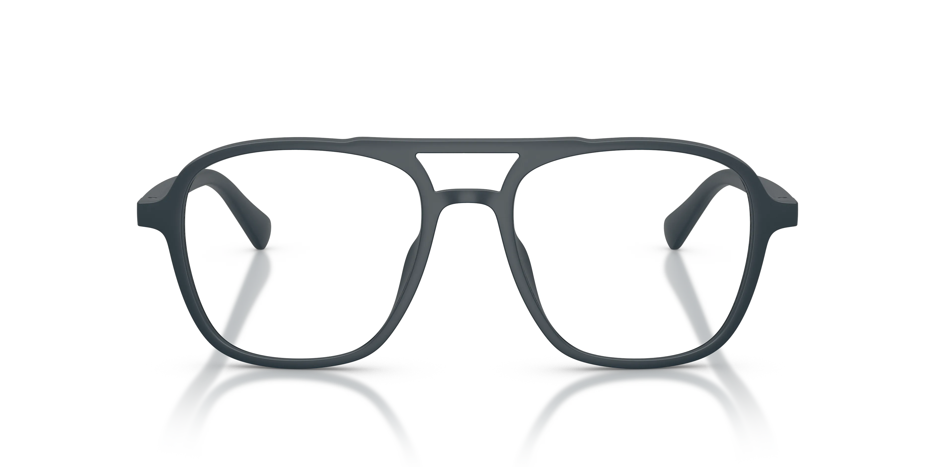 Emporio Armani EA4279U 64501W Occhiali da sole Iniettato Blu Trasparente Pilot Normale - immagine 3