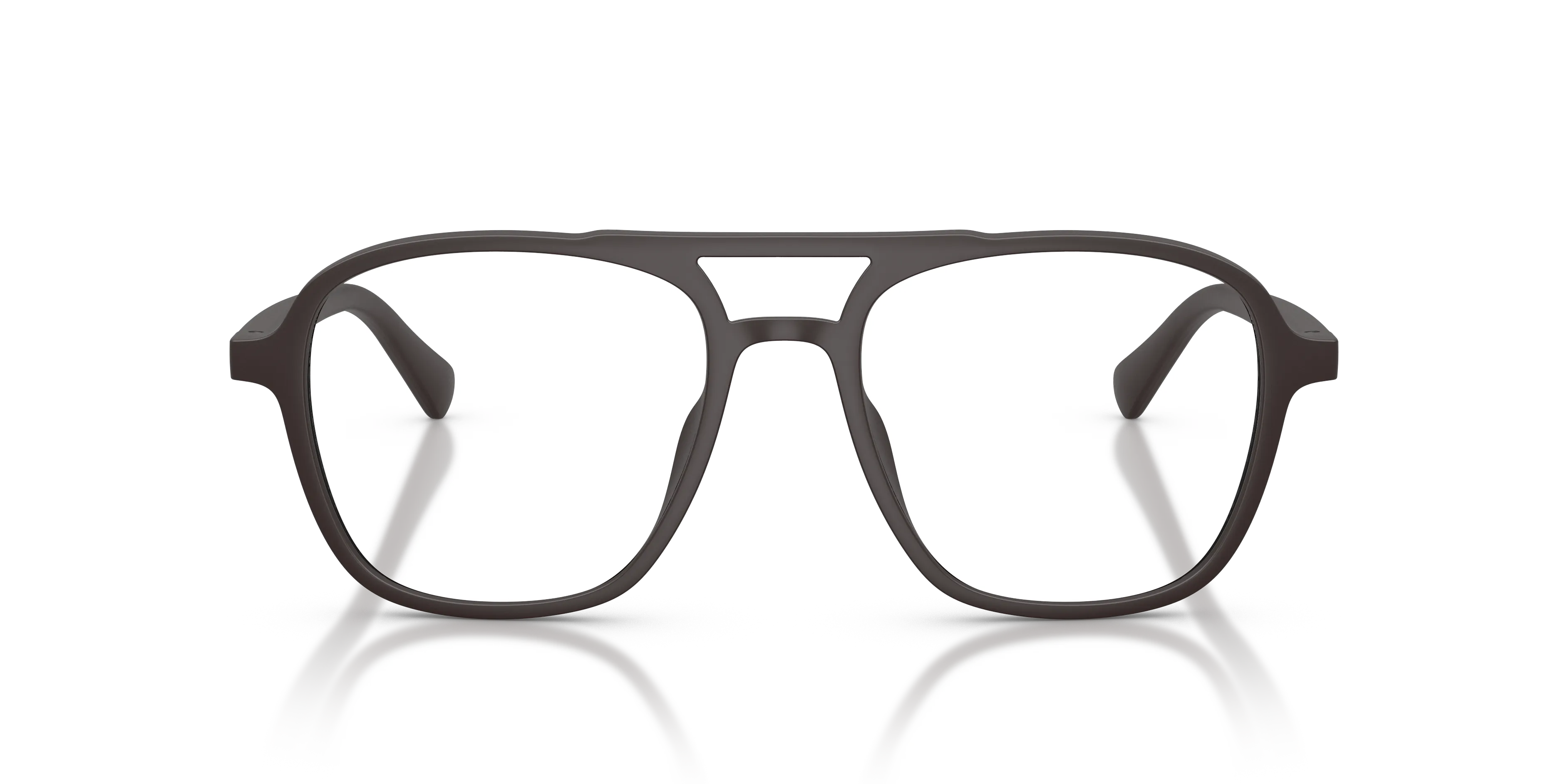 Emporio Armani EA4279U 58581W Occhiali da sole Iniettato Marrone Trasparente Pilot Normale - immagine 3