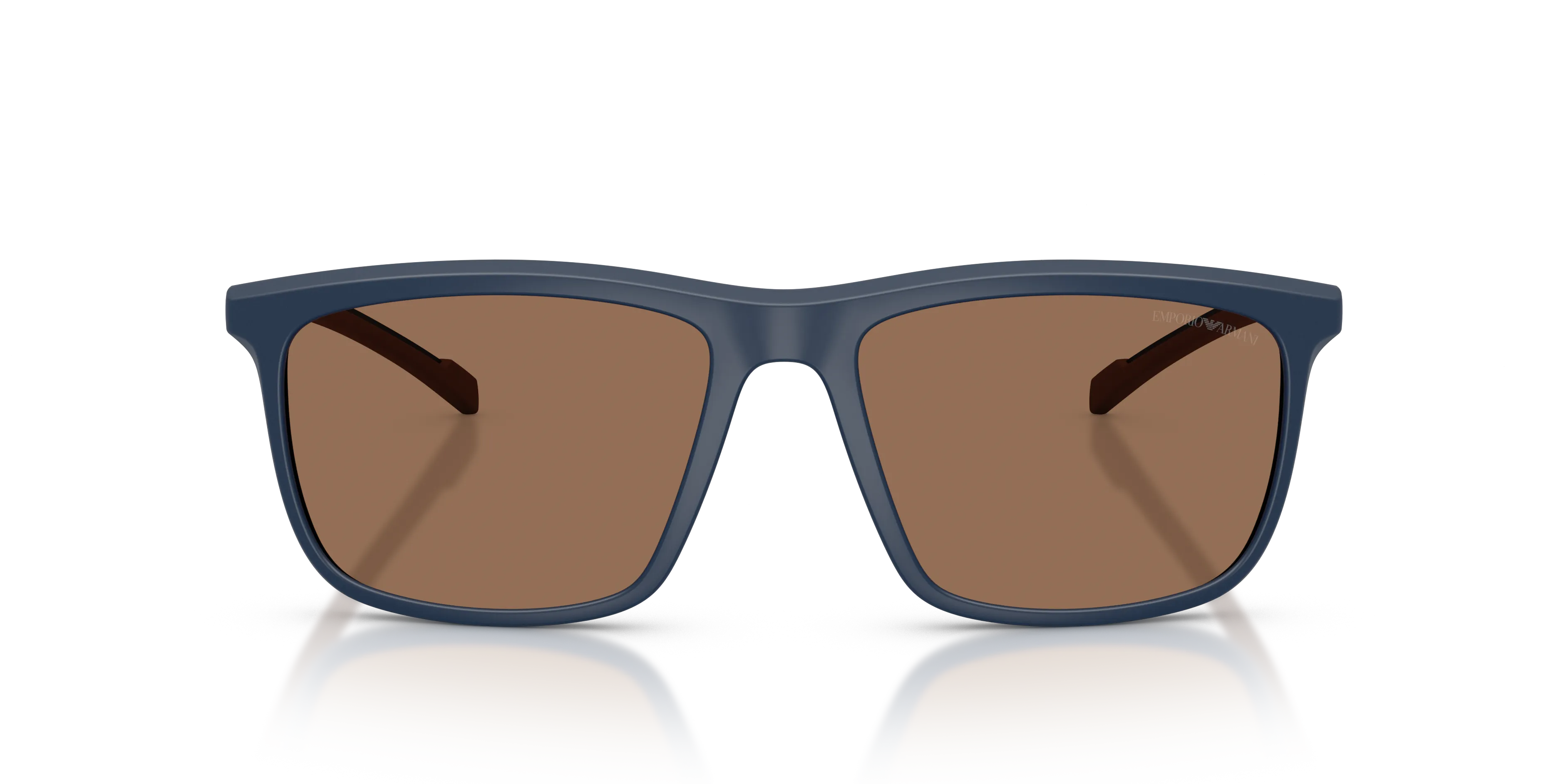 Emporio Armani EA4278U 618573 Occhiali da sole Iniettato Blu Marrone Squadrata Normale - immagine 3