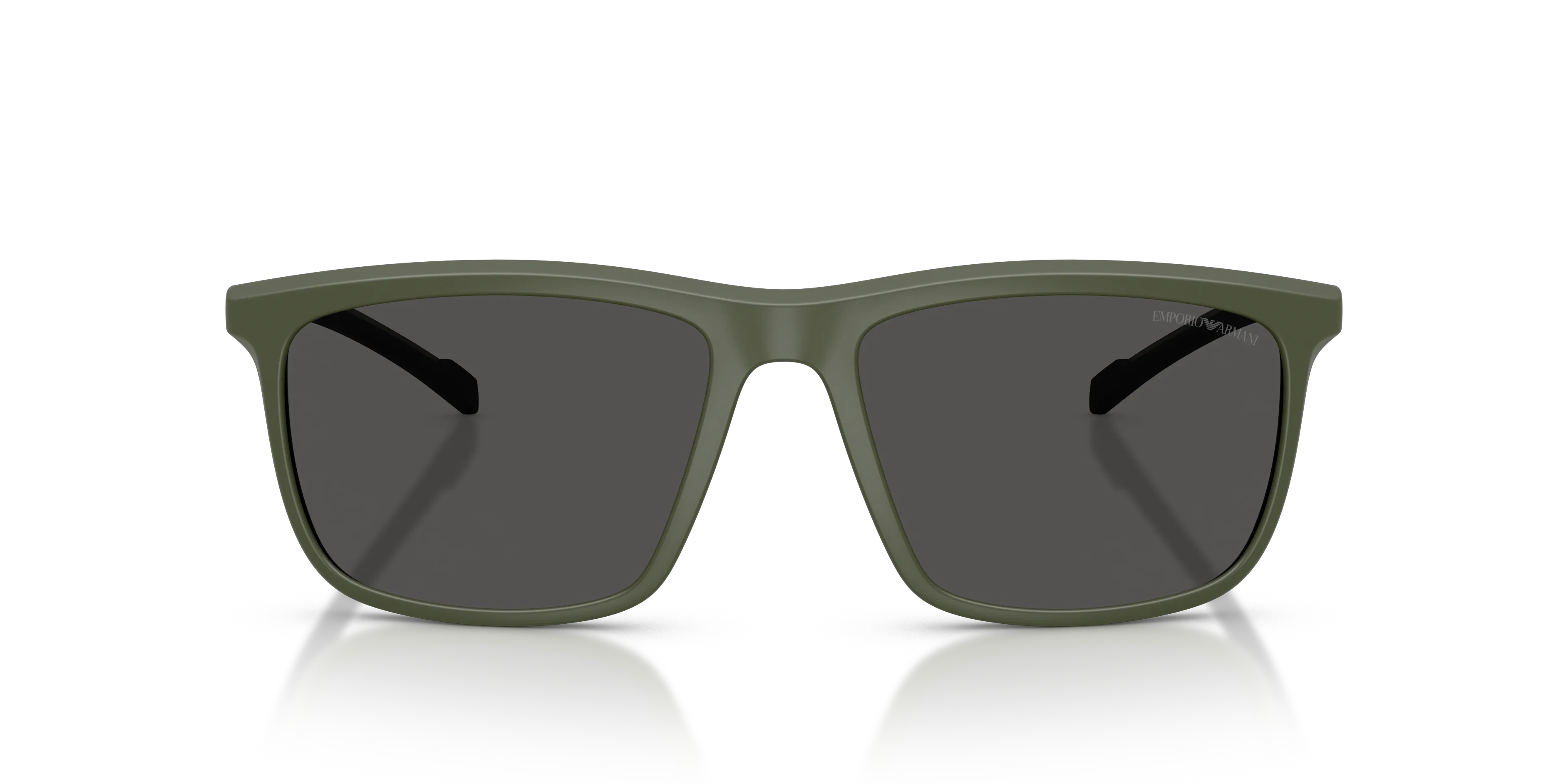 Emporio Armani EA4278U 618487 Occhiali da sole Iniettato Verde Grigio Squadrata Normale - immagine 3