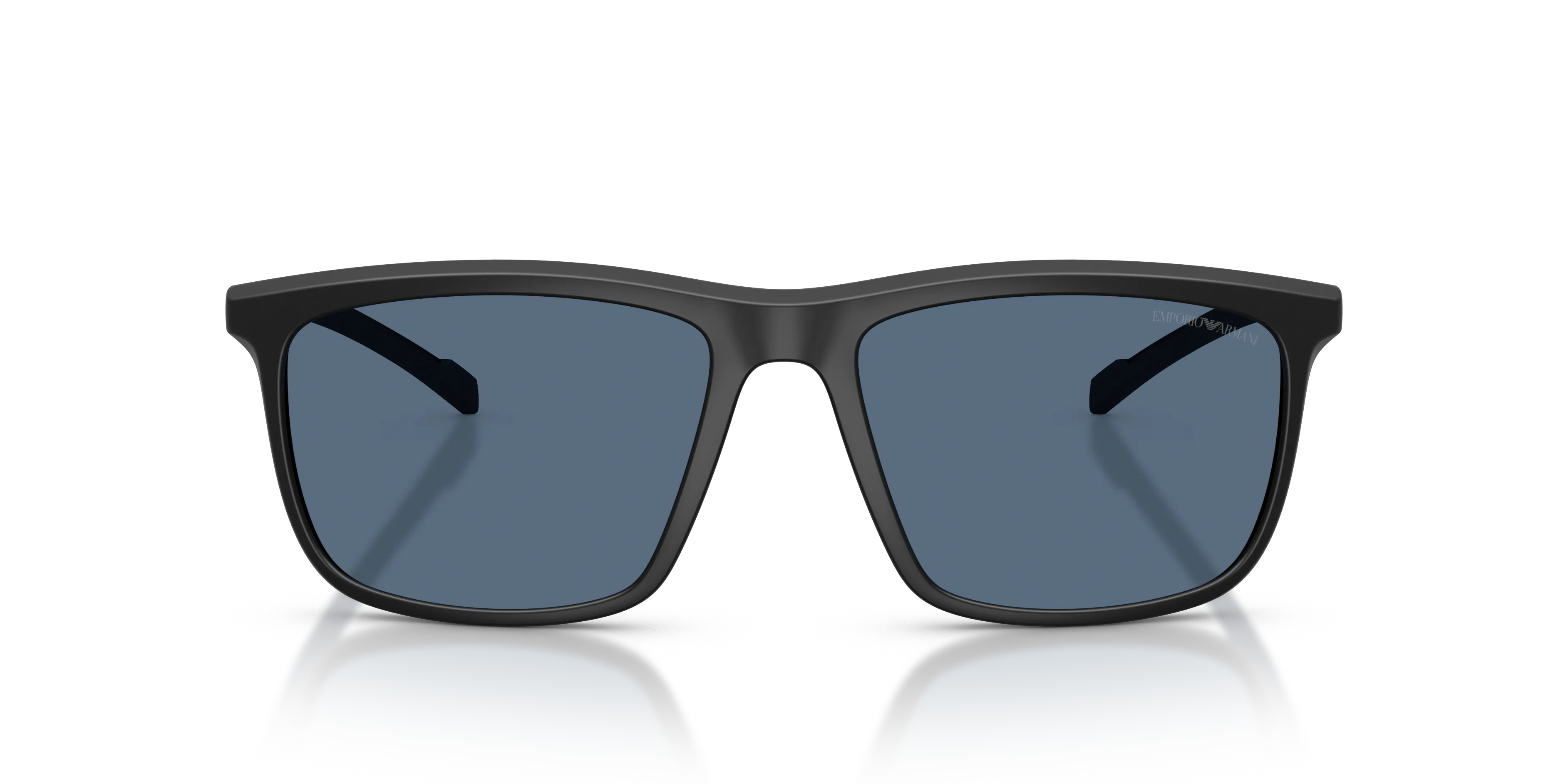 Emporio Armani EA4278U 500180 Occhiali da sole Iniettato Nero Blu Squadrata Normale - immagine 3