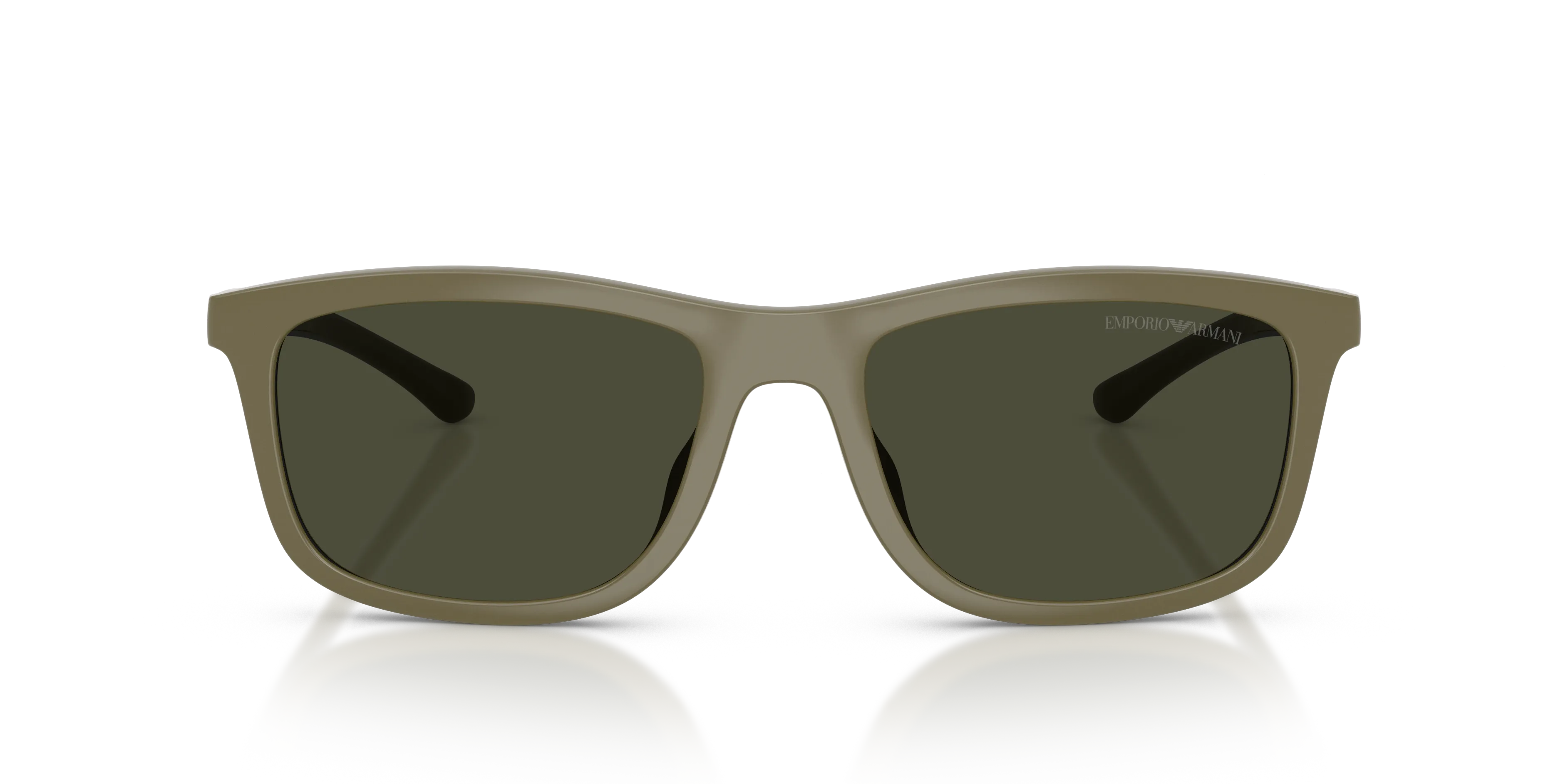 Emporio Armani EA4277U 543782 Occhiali da sole Iniettato Marrone Verde Squadrata Normale - immagine 3
