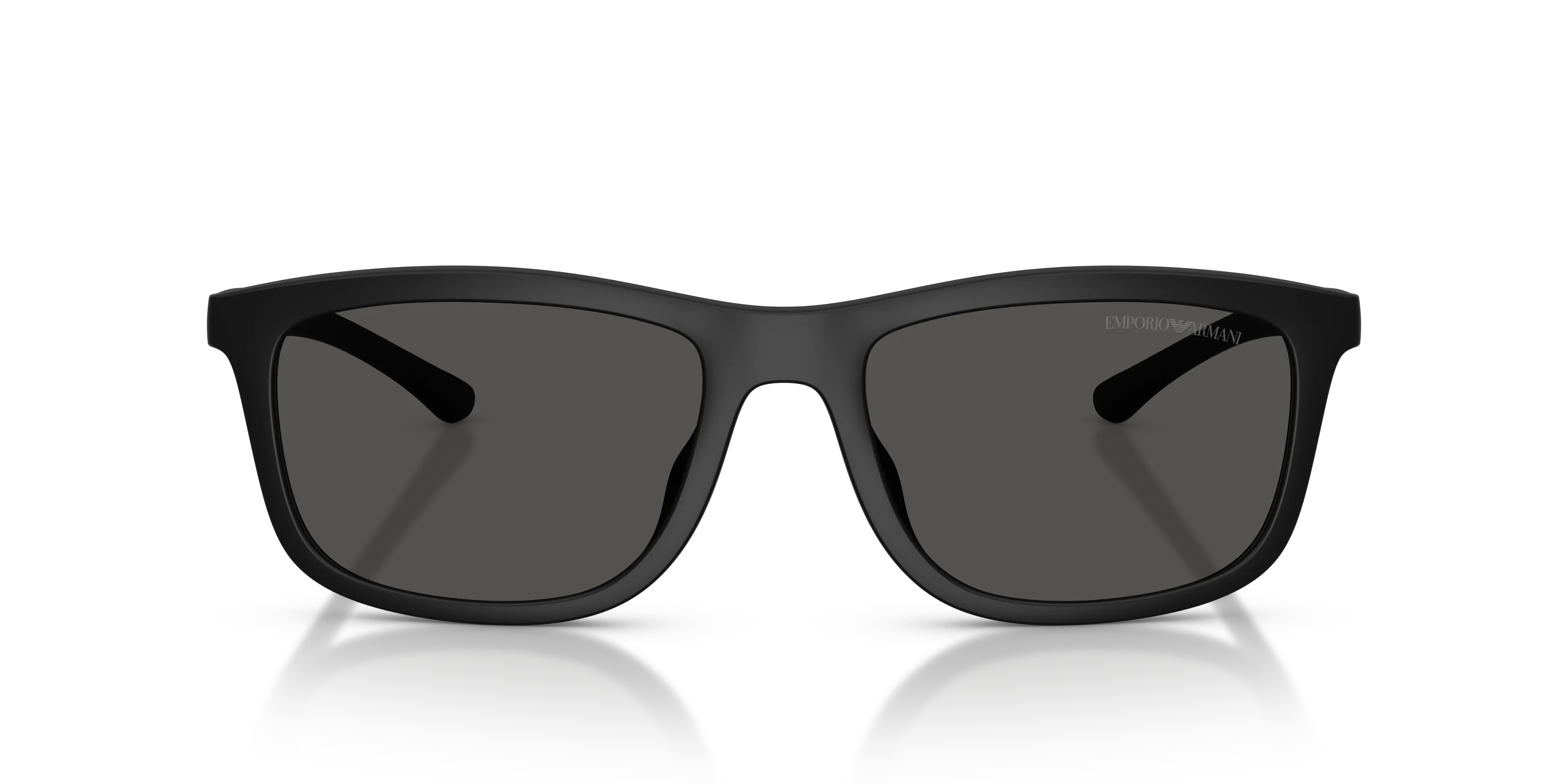 Emporio Armani EA4277U 500187 Occhiali da sole Iniettato Nero Grigio Squadrata Normale - immagine 3