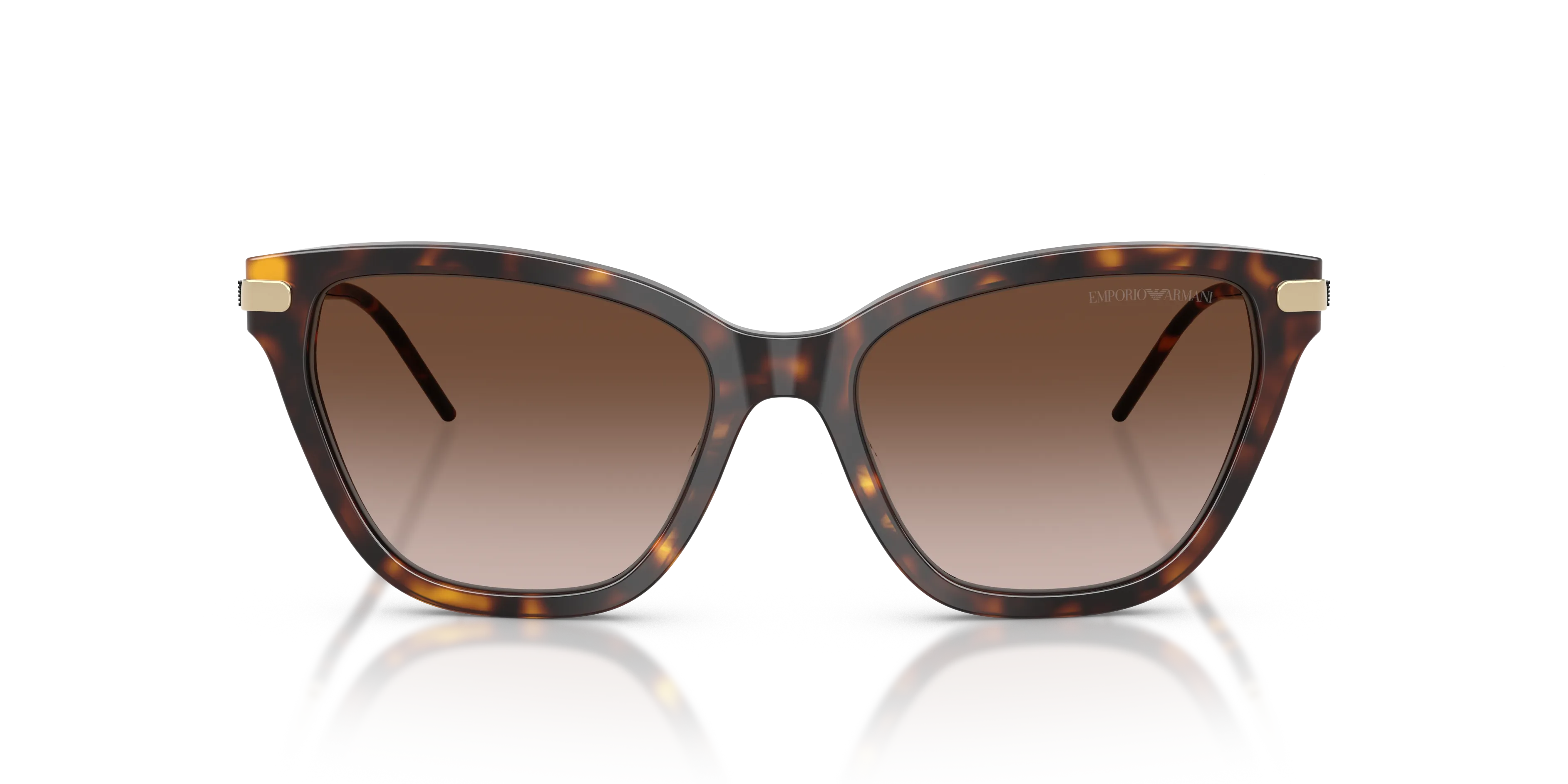 Emporio Armani EA4251 502613 Occhiali da sole Acetato Tartaruga Marrone Cat Eye Normale Sfumato - immagine 3