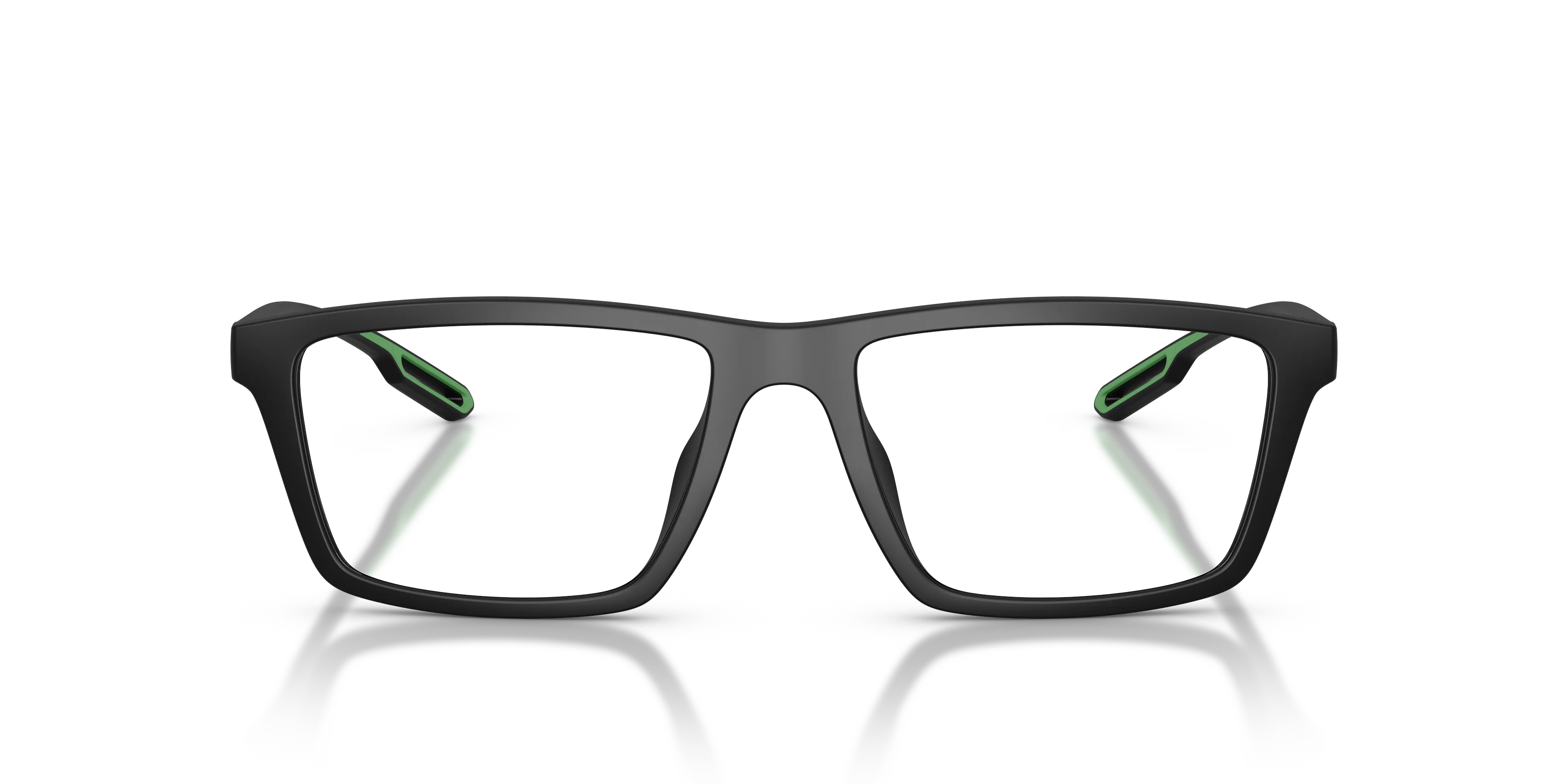 Emporio Armani EA4189V 5001 Montature da vista Iniettato Nero Trasparente Squadrata Normale - immagine 3