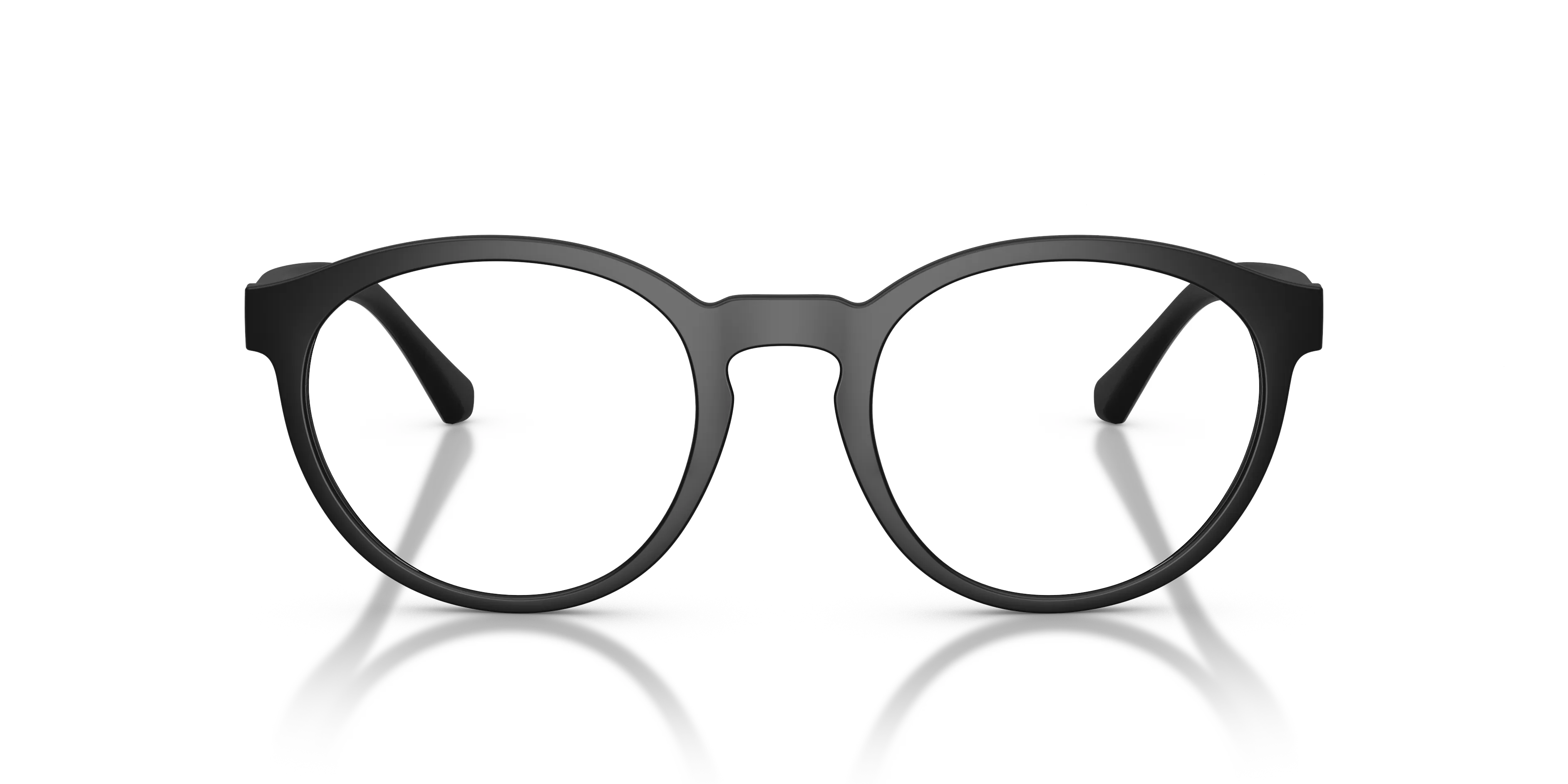 Emporio Armani EA4152V 5801 Montature da vista Iniettato Nero Trasparente Pantos Normale - immagine 3