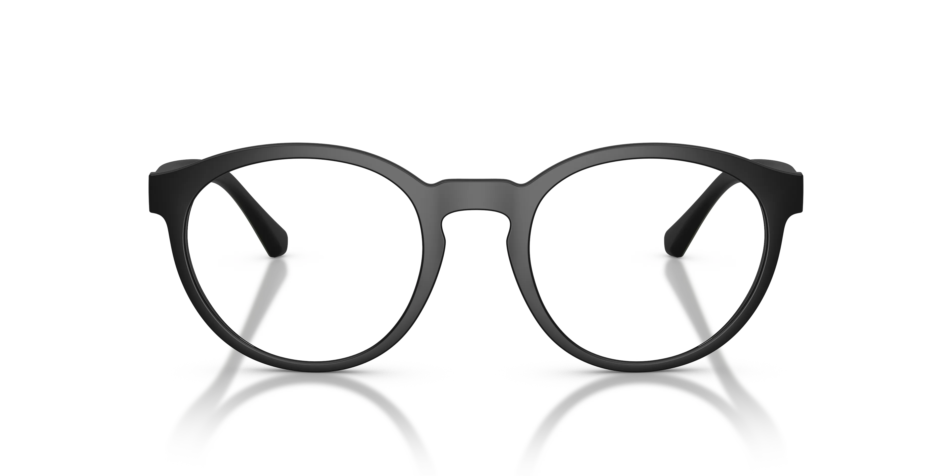 Emporio Armani EA4152V 5042 Montature da vista Iniettato Nero Trasparente Pantos Normale - immagine 3