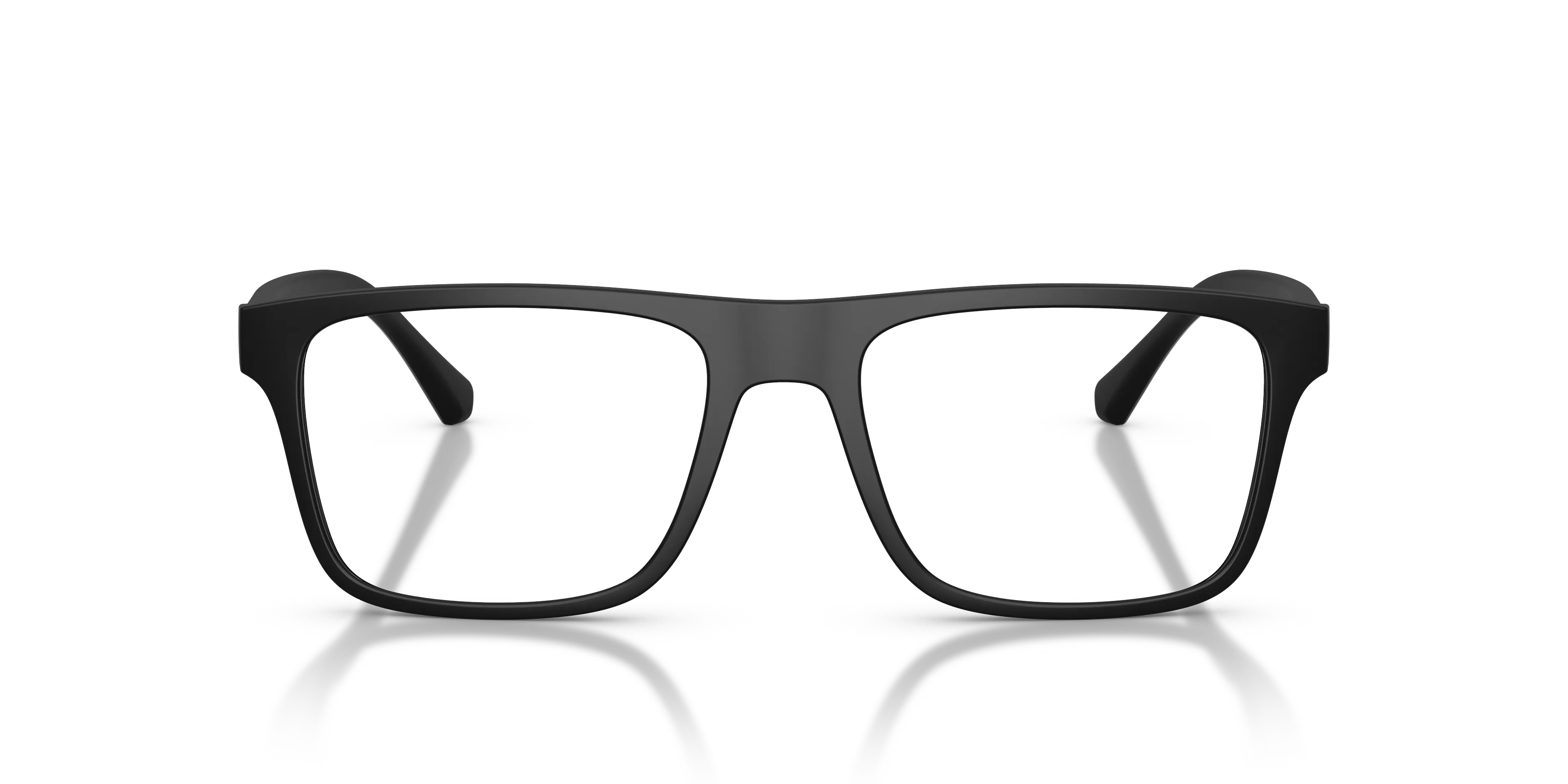 Emporio Armani EA4115V 5801 Montature da vista Iniettato Nero Trasparente Squadrata Normale - immagine 3