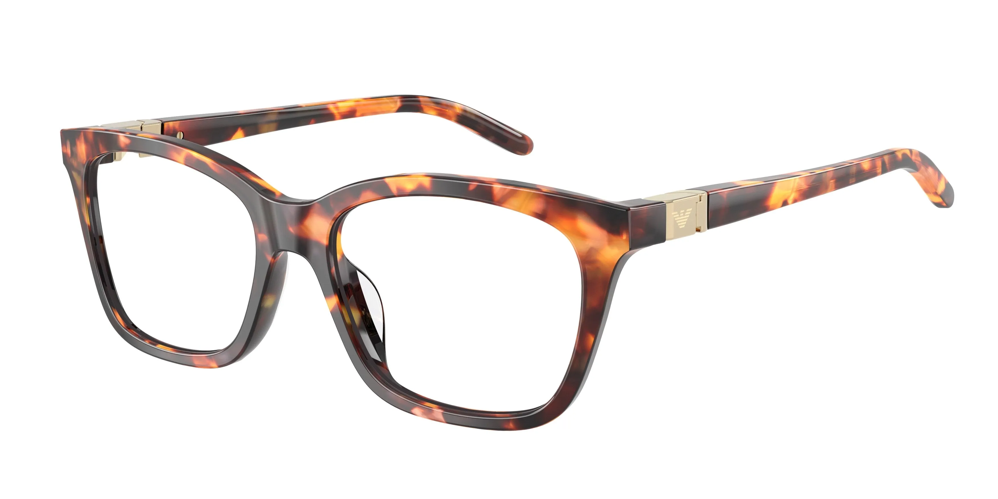 Emporio Armani EA3294U 6462 Montature da vista Acetato Tartaruga Trasparente Cat Eye Normale - immagine 1
