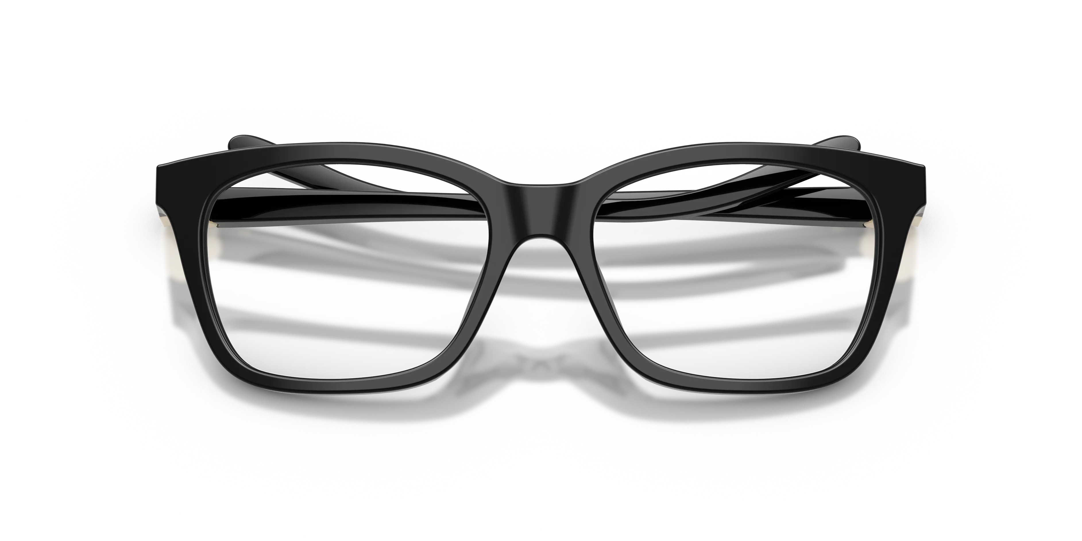 Emporio Armani EA3294U 5017 Montature da vista Acetato Nero Trasparente Cat Eye Normale - immagine 2
