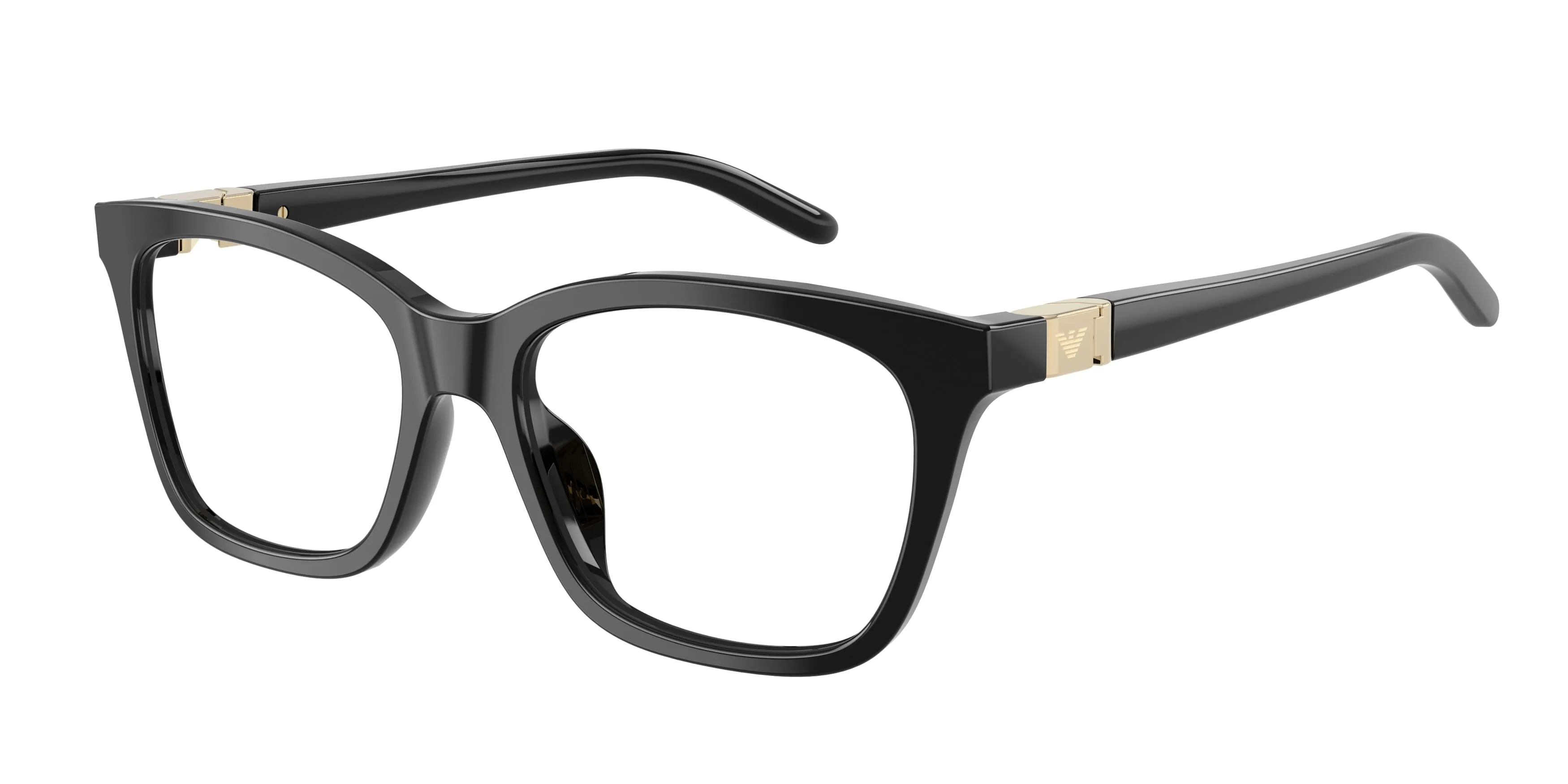 Emporio Armani EA3294U 5017 Montature da vista Acetato Nero Trasparente Cat Eye Normale - immagine 1