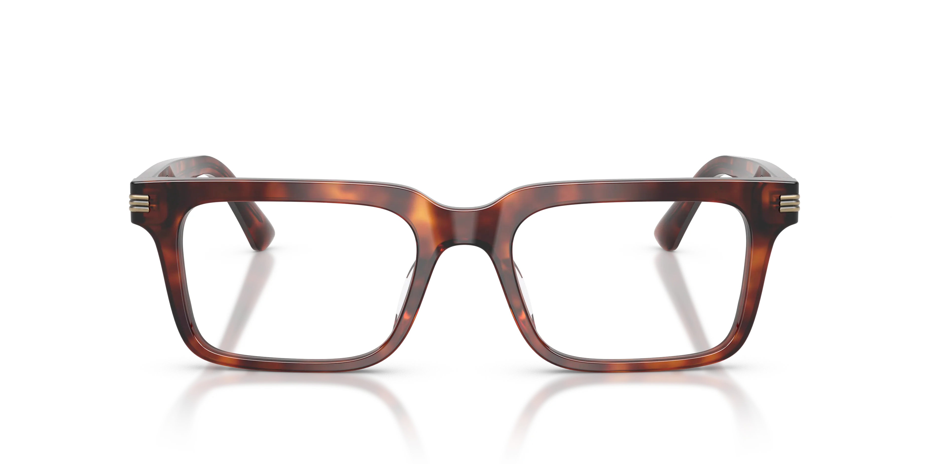 Emporio Armani EA3293U 6034 Montature da vista Acetato Rosso Trasparente Squadrata Normale - immagine 3