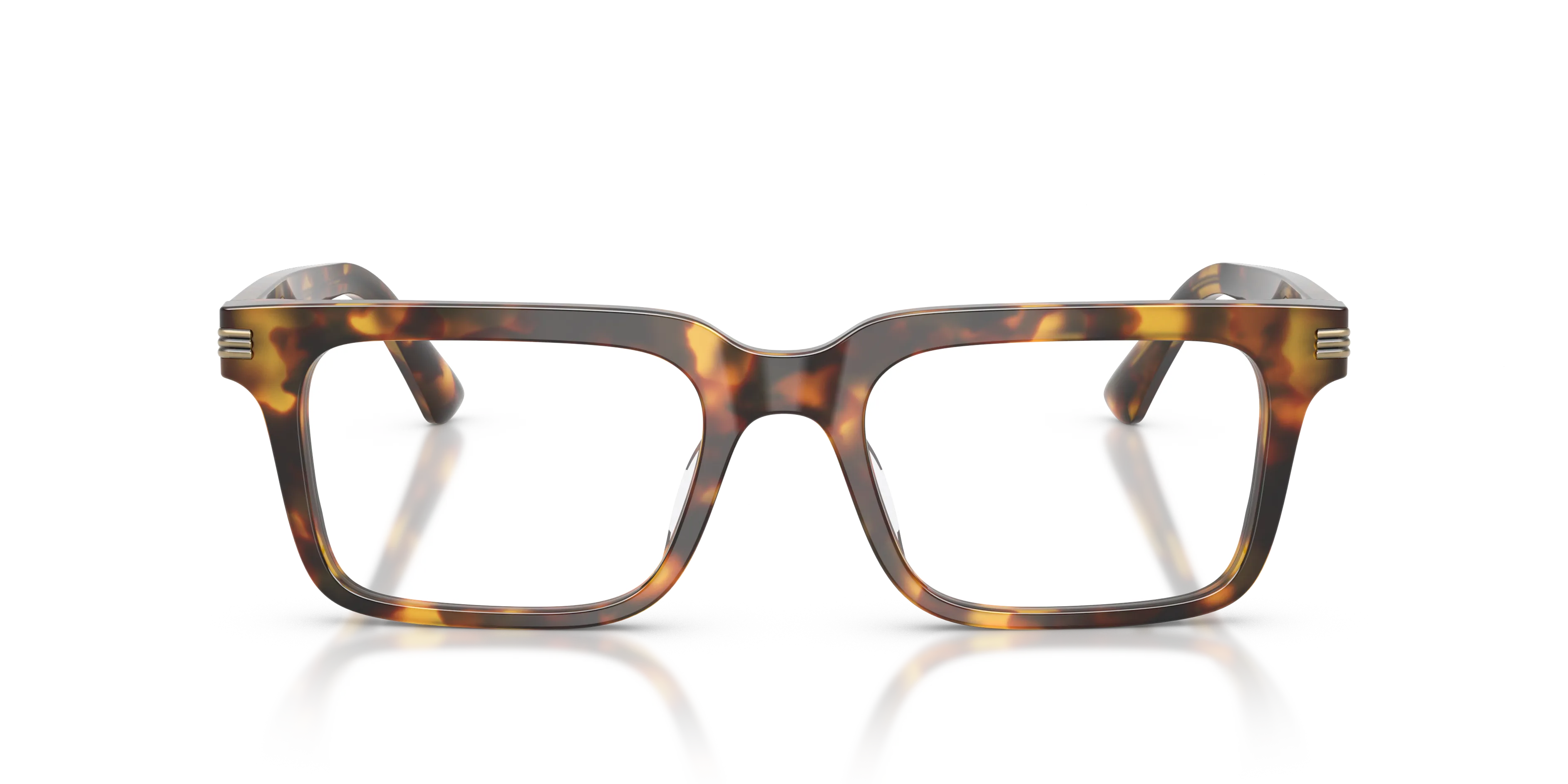 Emporio Armani EA3293U 5993 Montature da vista Acetato Marrone Trasparente Squadrata Normale - immagine 3