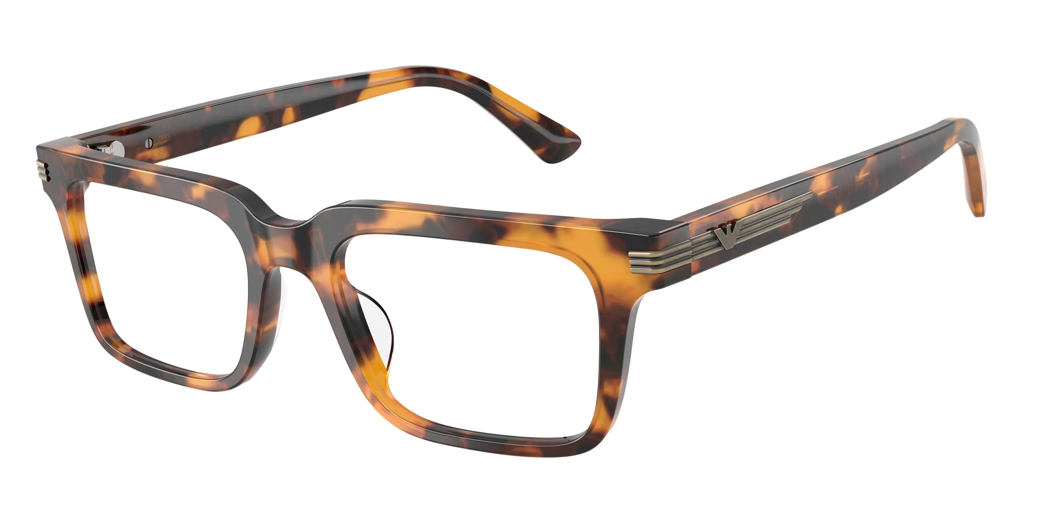 Emporio Armani EA3293U 5916 Montature da vista Acetato Tartaruga Trasparente Squadrata Normale - immagine 1