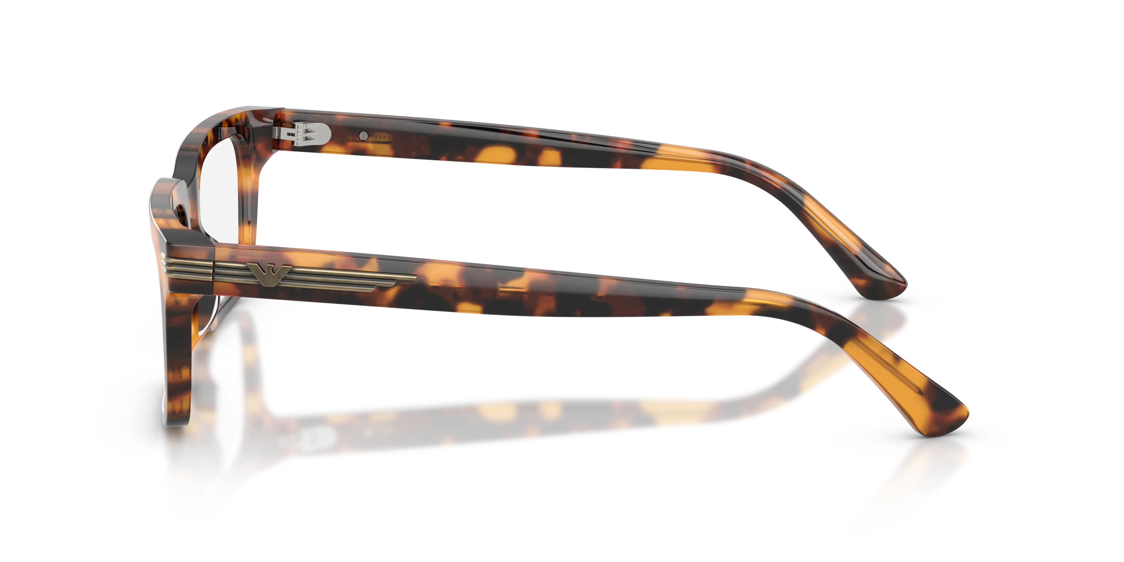 Emporio Armani EA3293U 5916 Montature da vista Acetato Tartaruga Trasparente Squadrata Normale - immagine 4