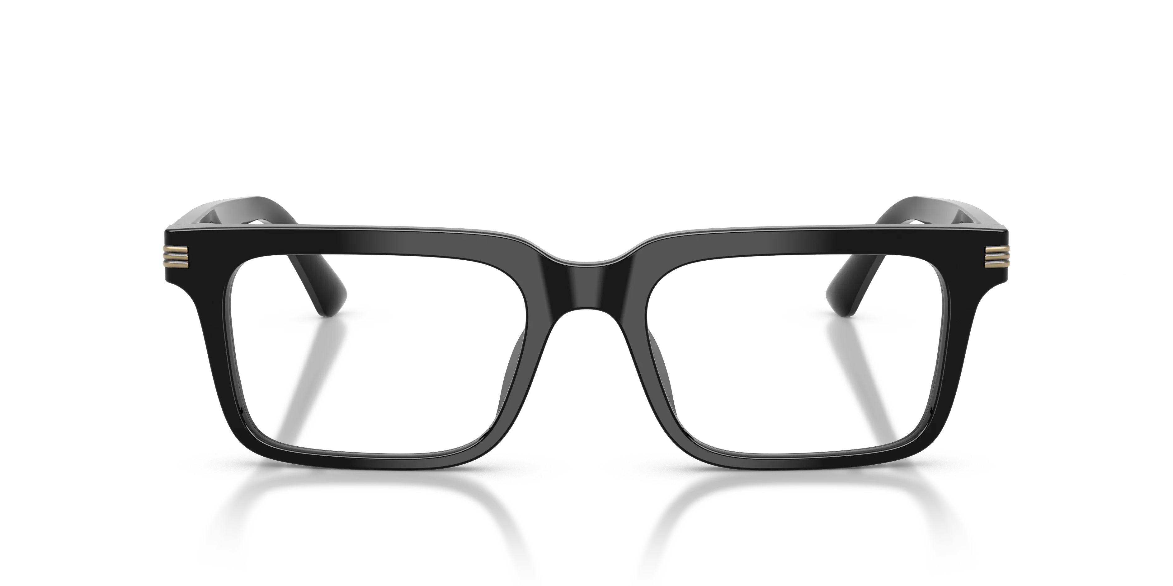 Emporio Armani EA3293U 5017 Montature da vista Acetato Nero Trasparente Squadrata Normale - immagine 3