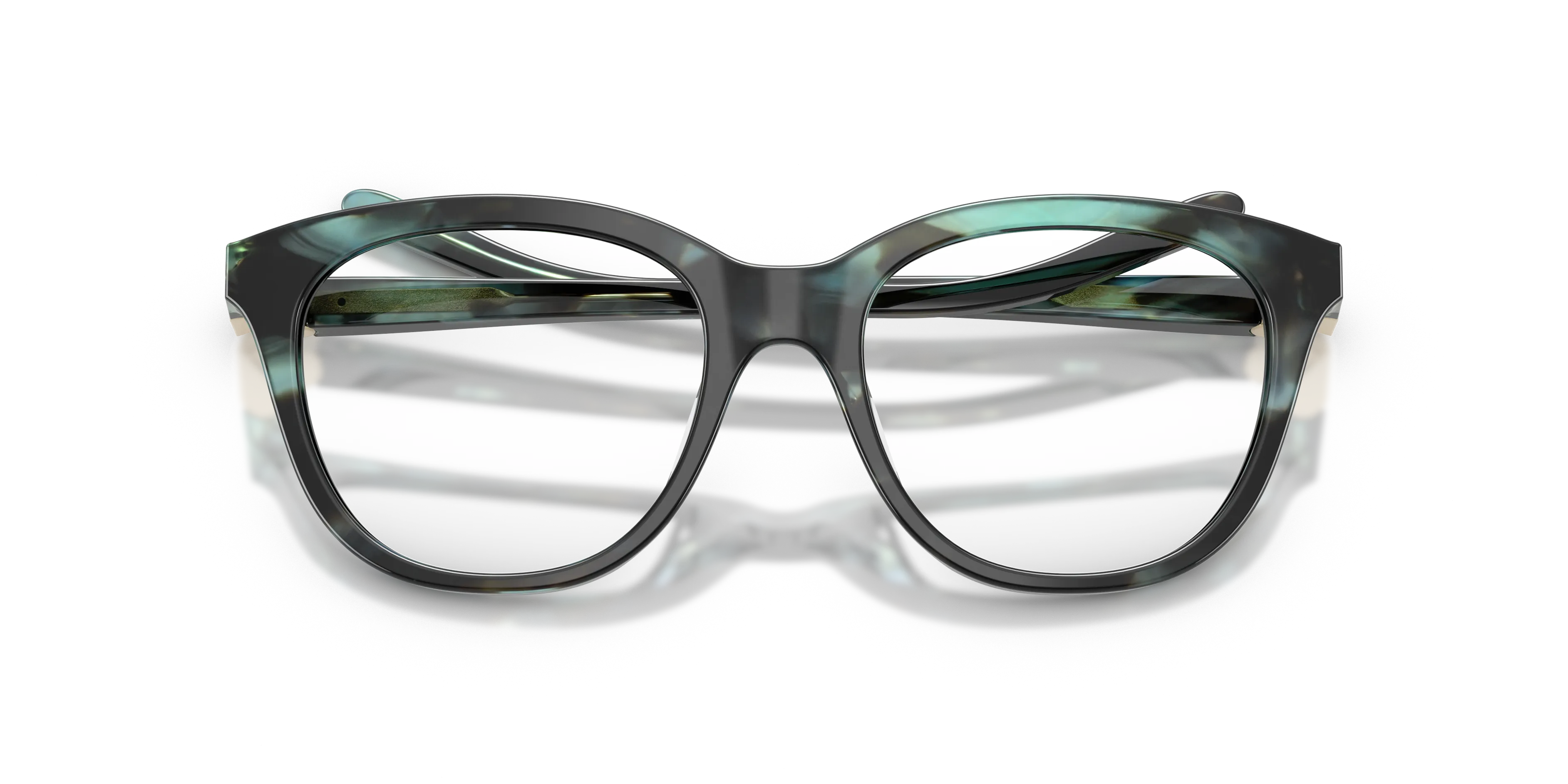 Emporio Armani EA3292U 6463 Montature da vista Acetato Nero Trasparente Farfalla Normale - immagine 2