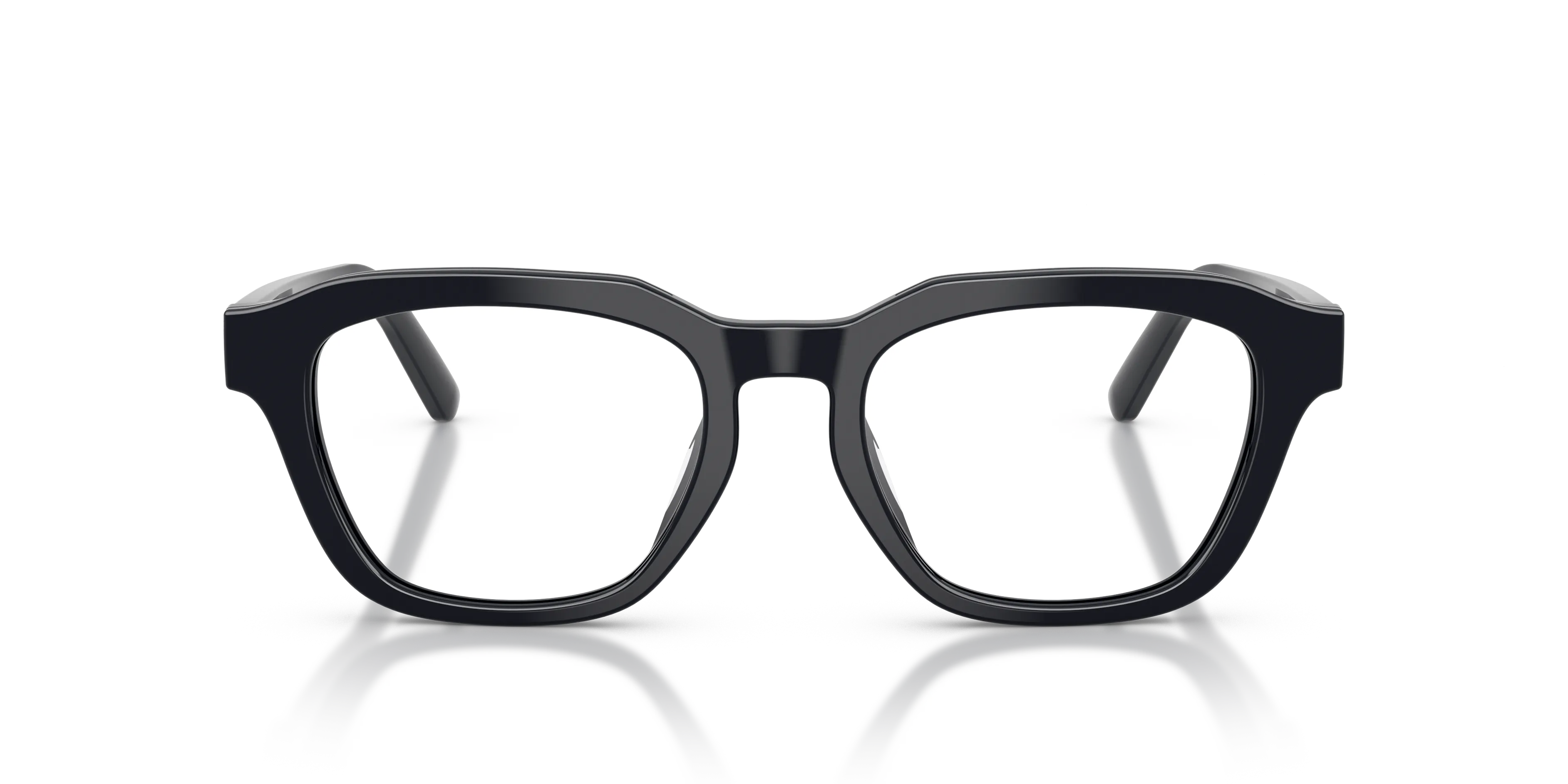 Emporio Armani EA3291U 6457 Montature da vista Acetato Blu Trasparente Geometrica Normale - immagine 3