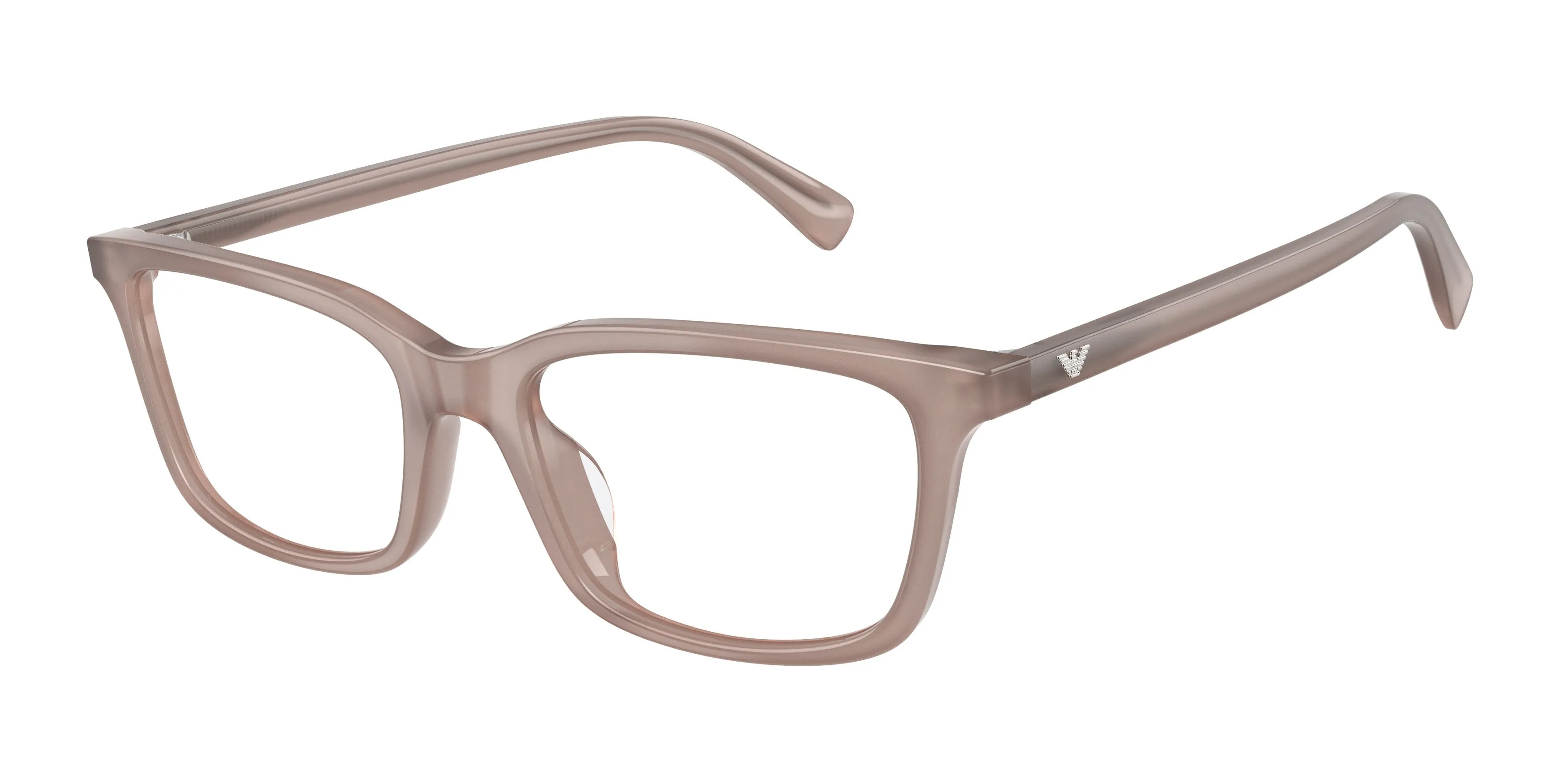 Emporio Armani EA3290U 6456 Montature da vista Acetato Marrone Trasparente Cat Eye Normale - immagine 1