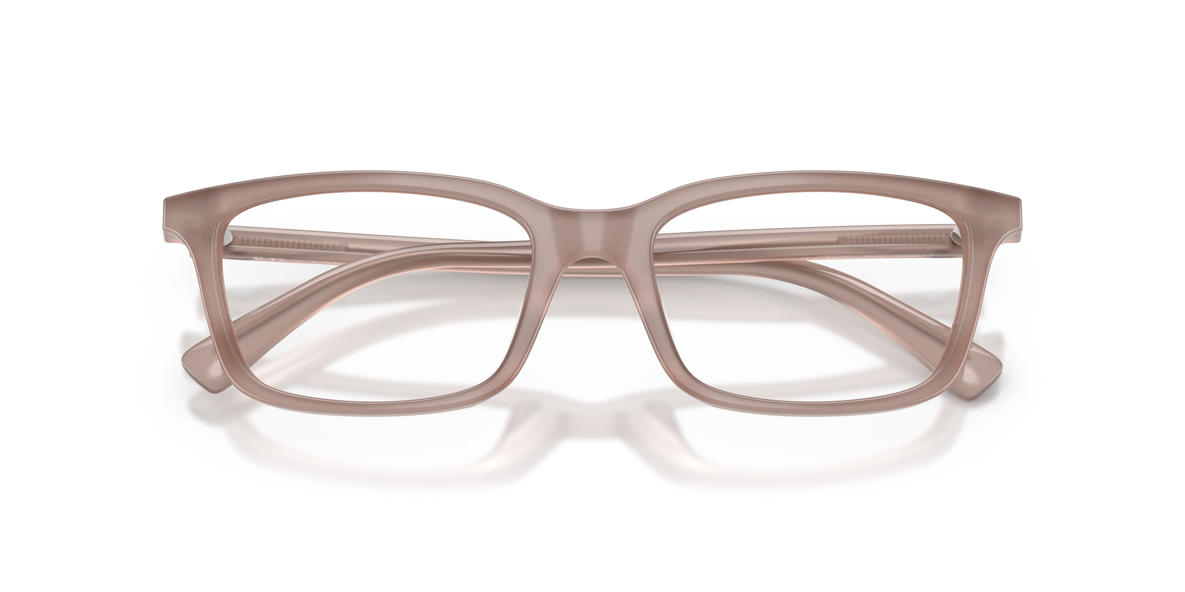Emporio Armani EA3290U 6456 Montature da vista Acetato Marrone Trasparente Cat Eye Normale - immagine 2