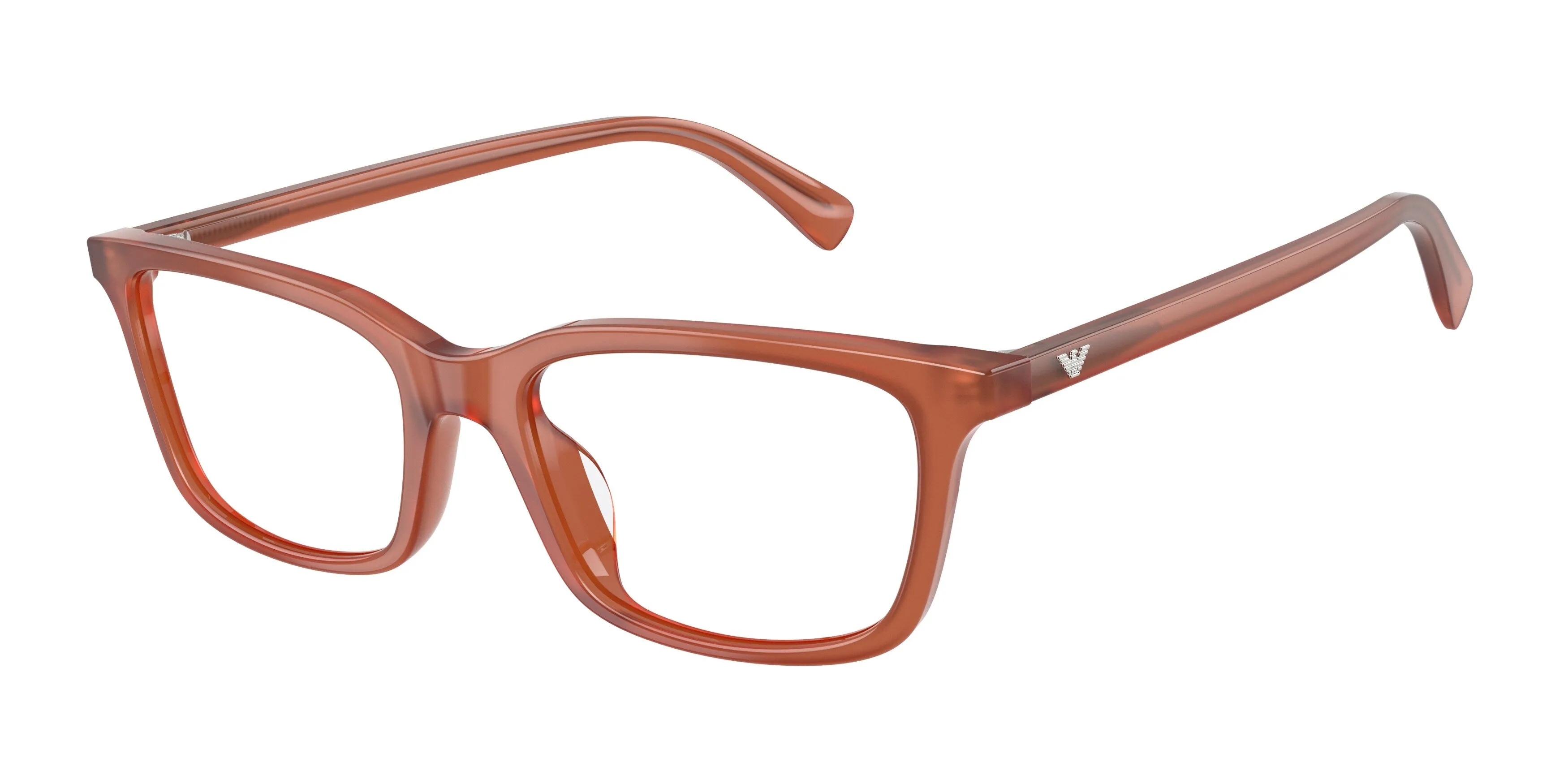 Emporio Armani EA3290U 6455 Montature da vista Acetato Marrone Trasparente Cat Eye Normale - immagine 1