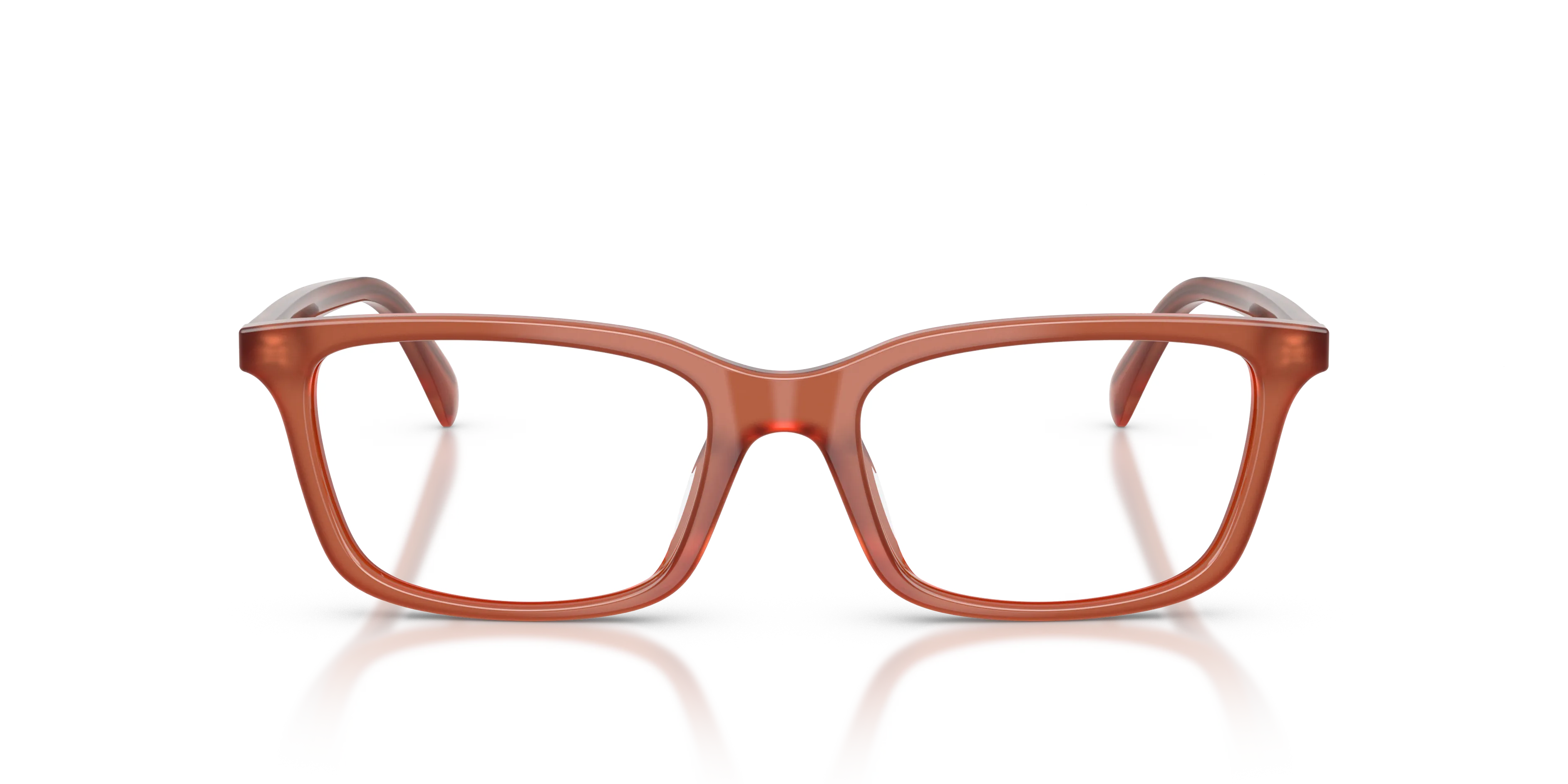 Emporio Armani EA3290U 6455 Montature da vista Acetato Marrone Trasparente Cat Eye Normale - immagine 3