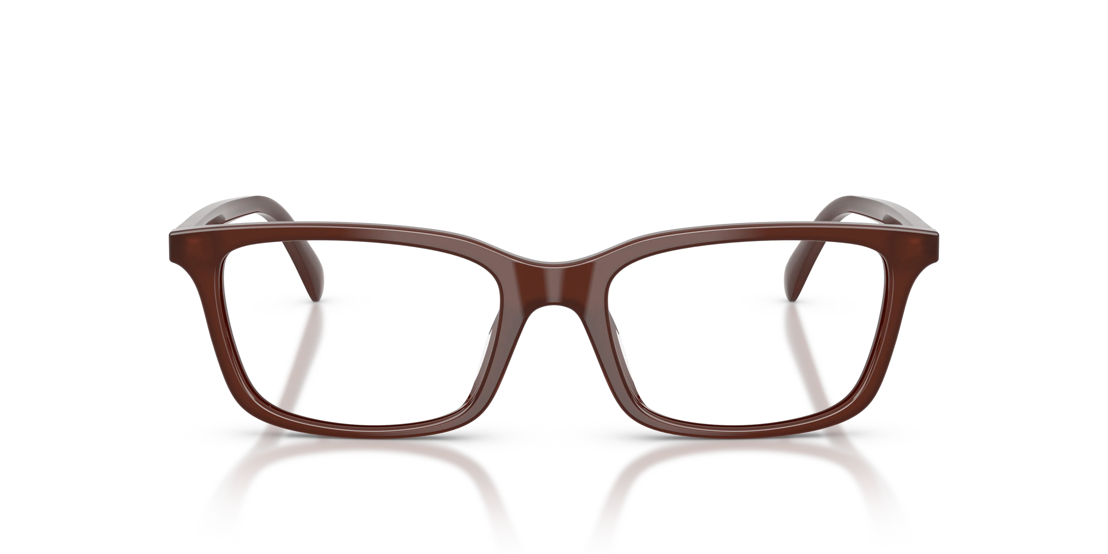 Emporio Armani EA3290U 6454 Montature da vista Acetato Marrone Trasparente Cat Eye Normale - immagine 3
