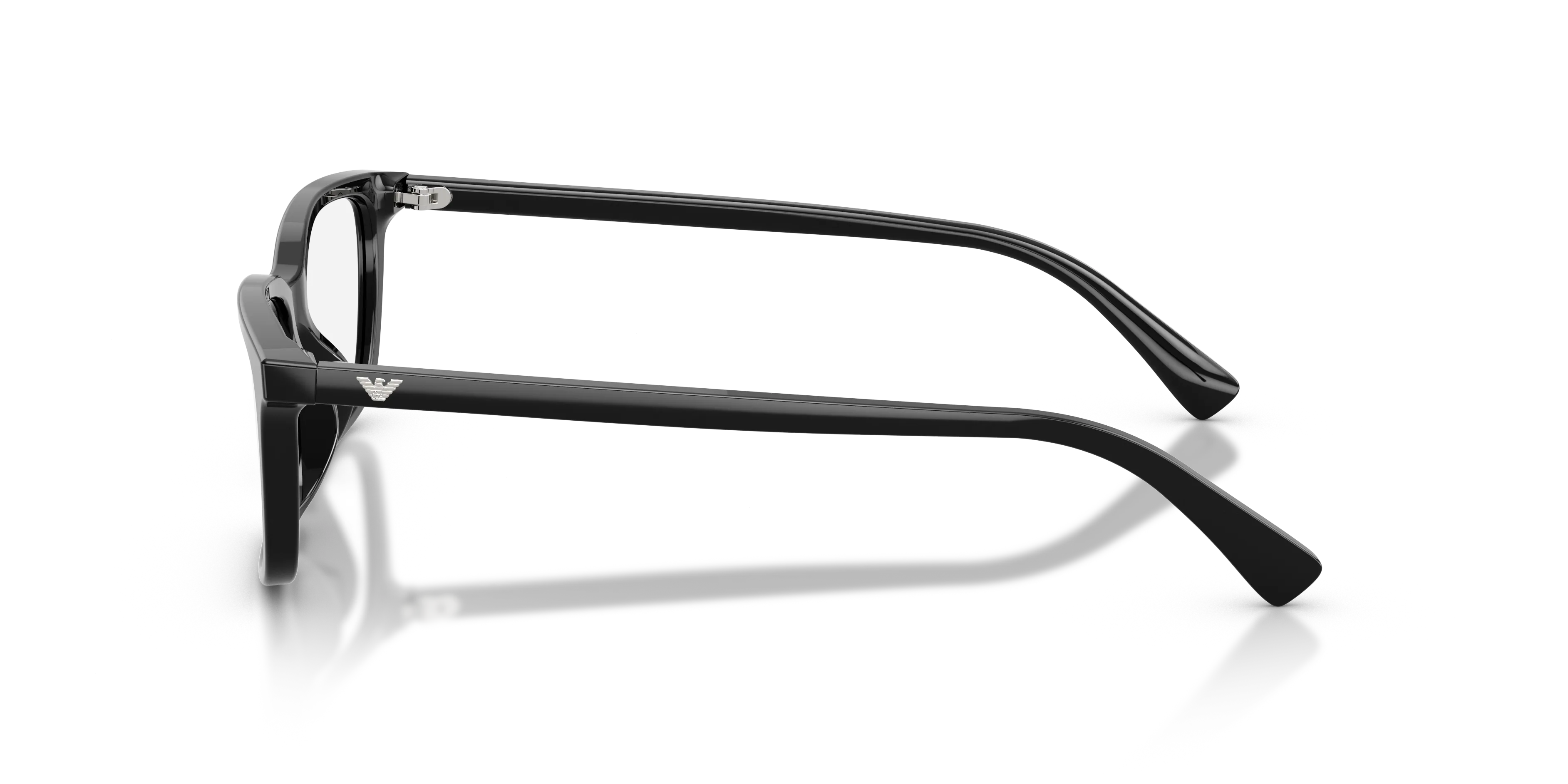 Emporio Armani EA3290U 5017 Montature da vista Acetato Nero Trasparente Cat Eye Normale - immagine 4