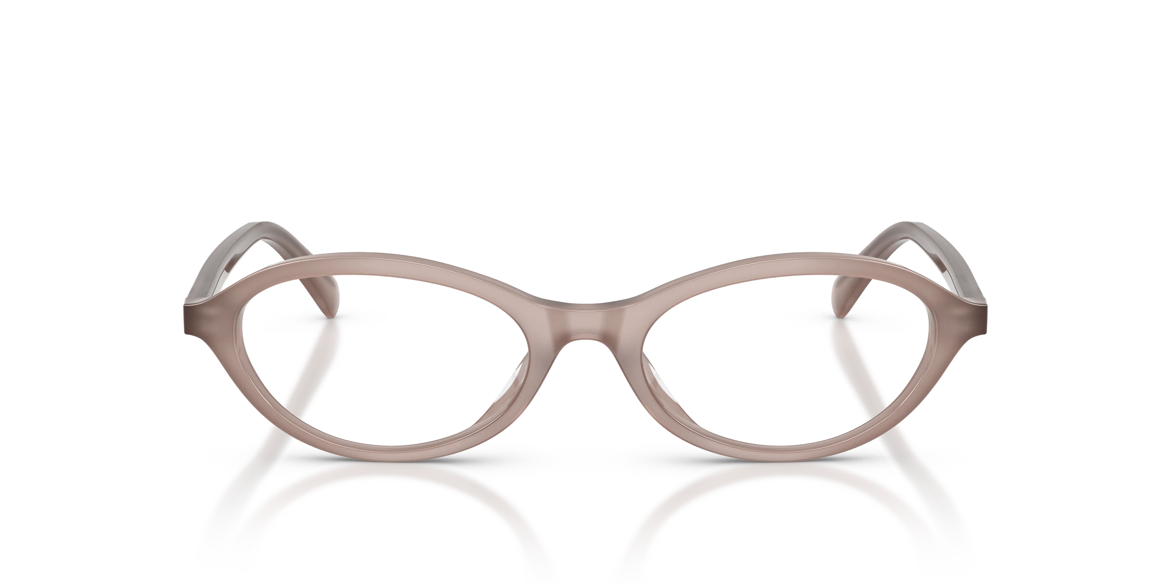 Emporio Armani EA3289U 6456 Montature da vista Acetato Marrone Trasparente Rotonda Normale - immagine 3