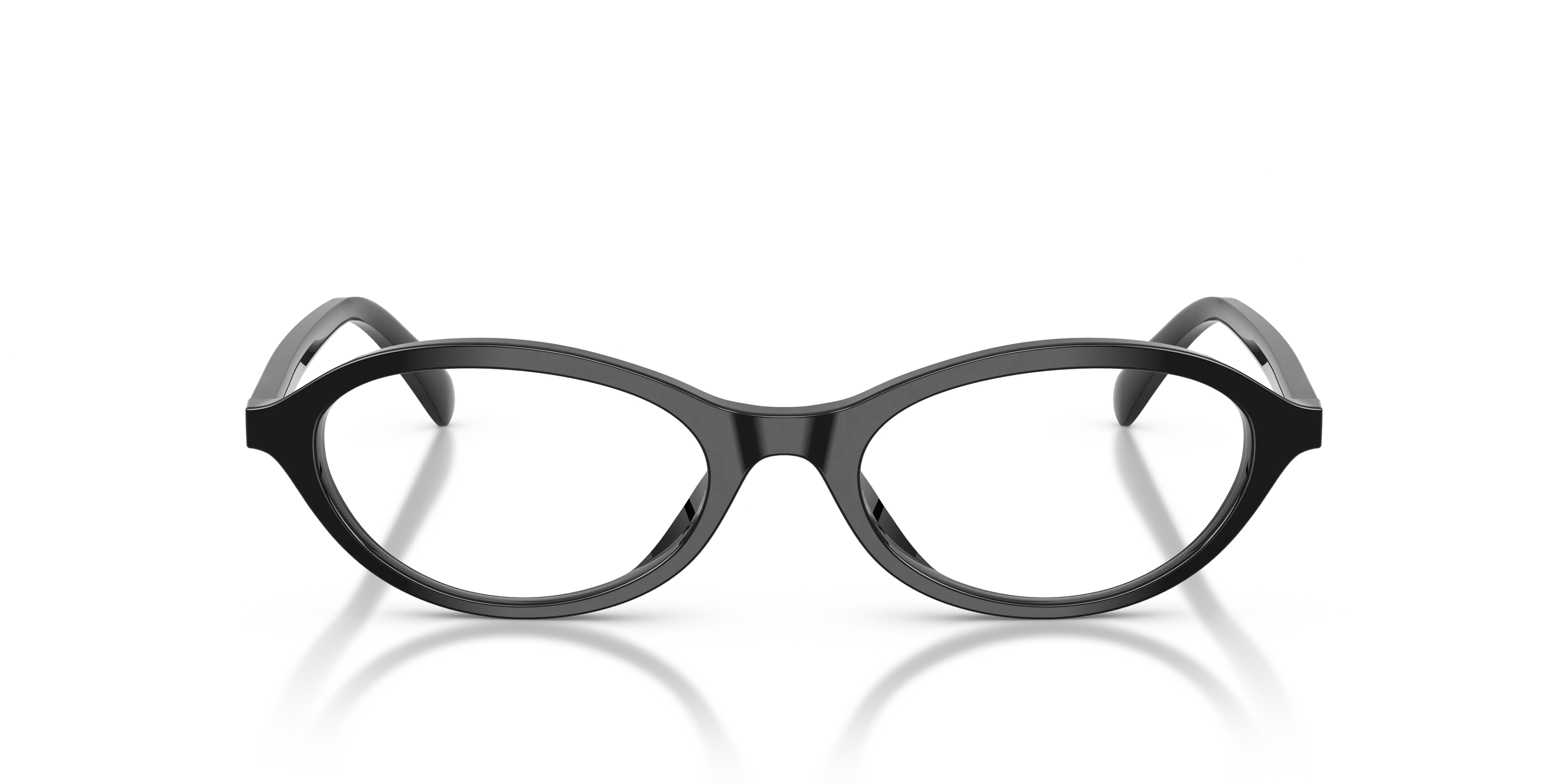 Emporio Armani EA3289U 5017 Montature da vista Acetato Nero Trasparente Rotonda Normale - immagine 3