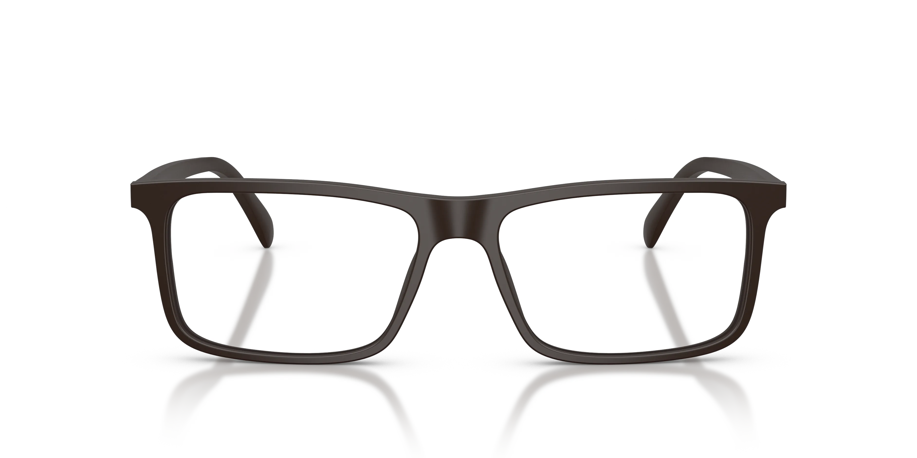 Emporio Armani EA3288 6452 Montature da vista Acetato Marrone Trasparente Squadrata Normale - immagine 3