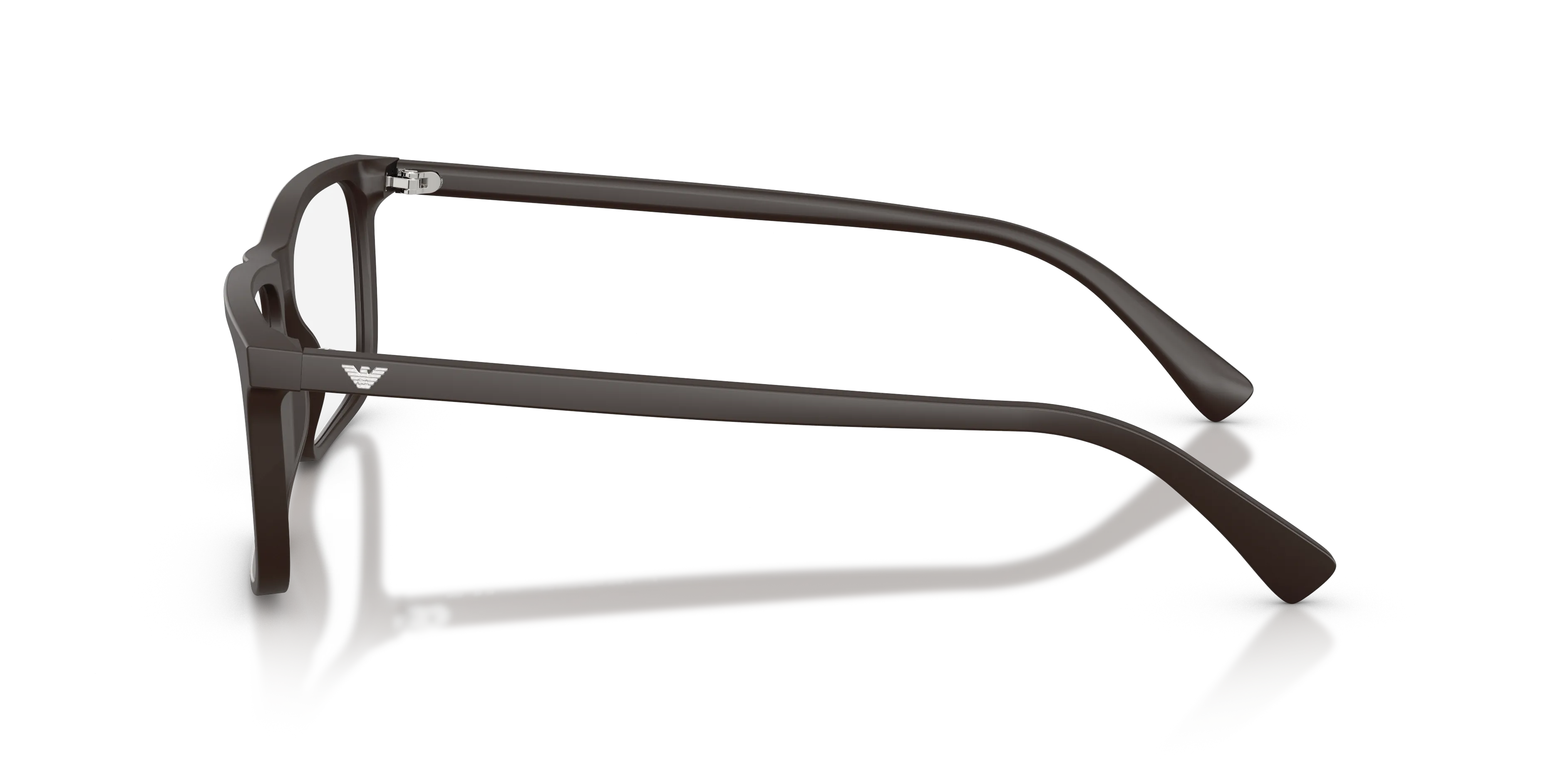 Emporio Armani EA3288 6452 Montature da vista Acetato Marrone Trasparente Squadrata Normale - immagine 4