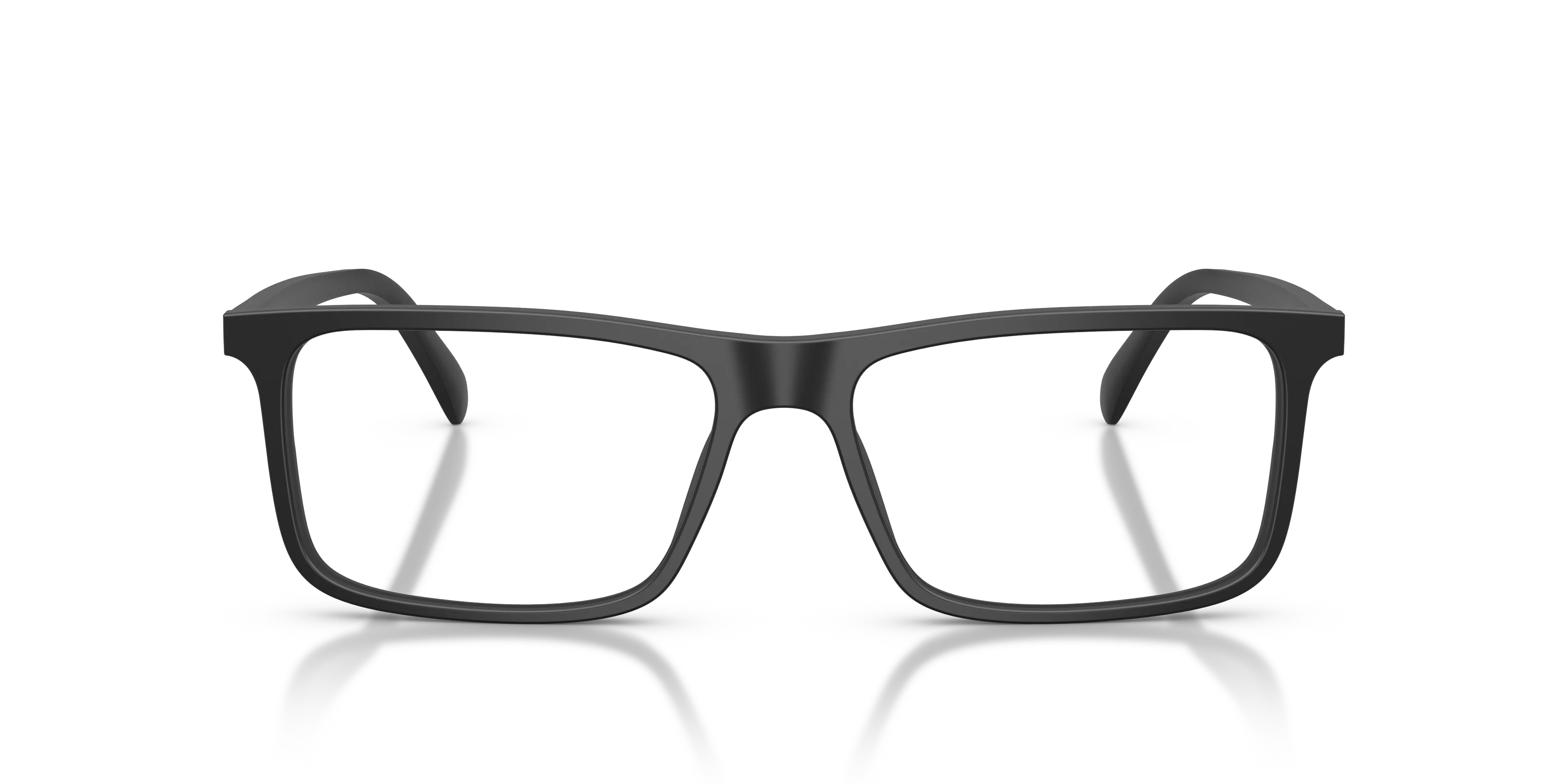Emporio Armani EA3288 5001 Montature da vista Acetato Nero Trasparente Squadrata Normale - immagine 3