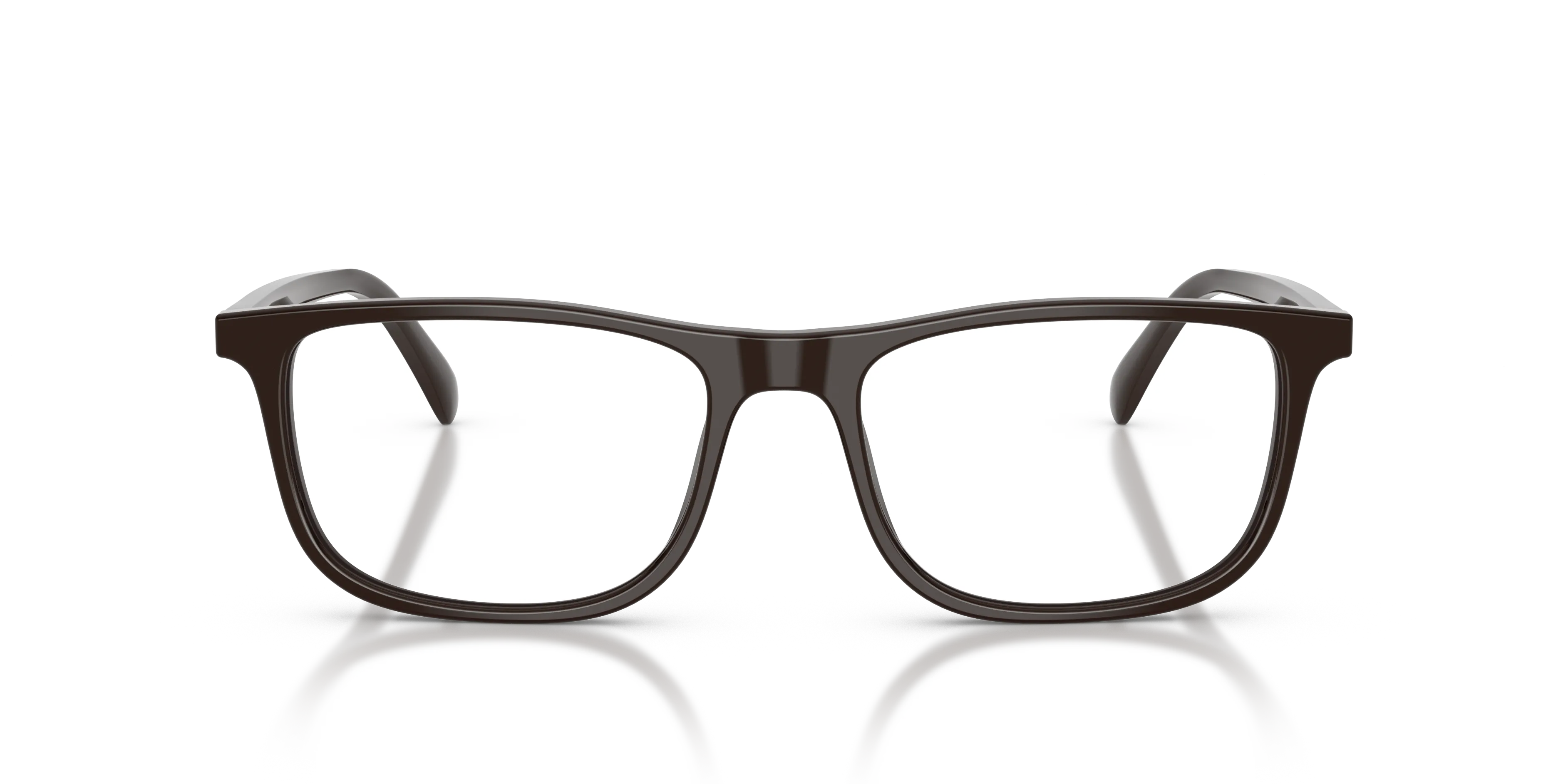 Emporio Armani EA3287 6452 Montature da vista Acetato Marrone Trasparente Pillow Normale - immagine 3