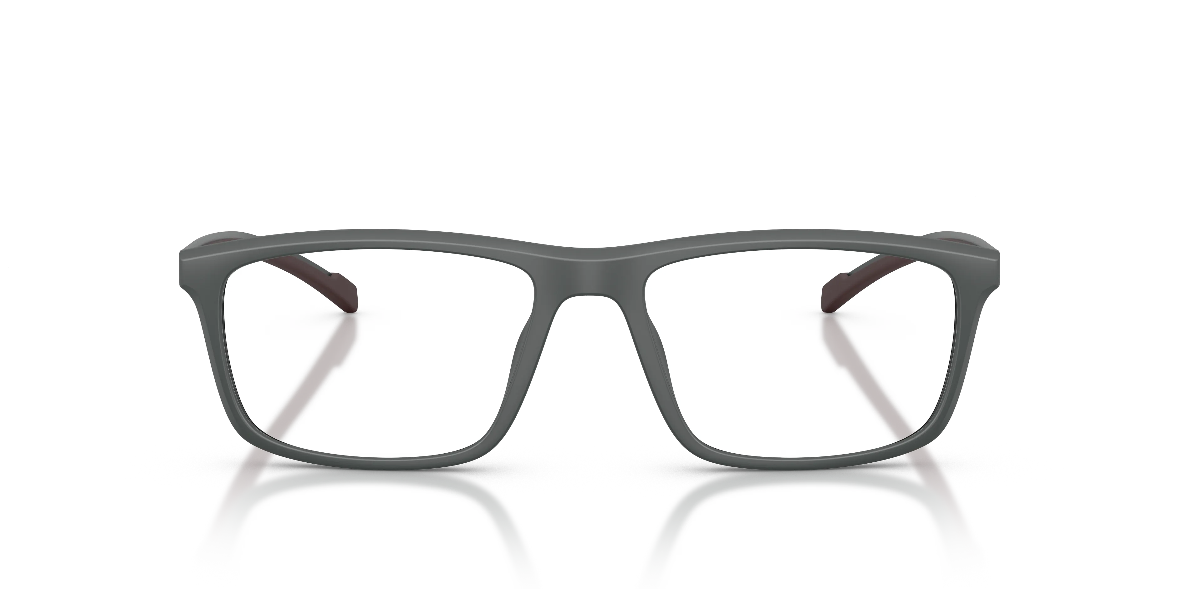 Emporio Armani EA3286U 6205 Montature da vista Iniettato Grigio Trasparente Squadrata Normale - immagine 3