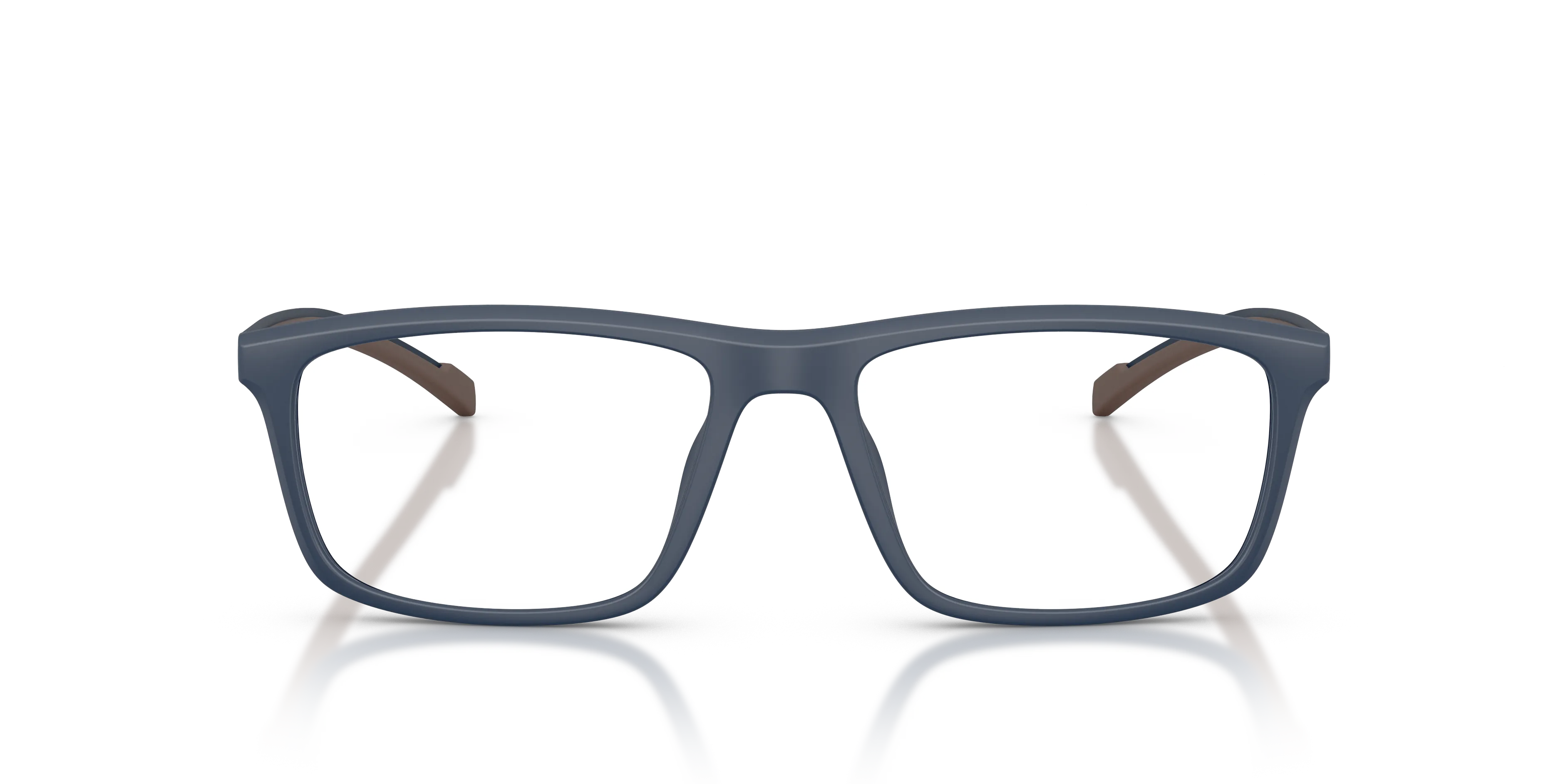 Emporio Armani EA3286U 6185 Montature da vista Iniettato Blu Trasparente Squadrata Normale - immagine 3